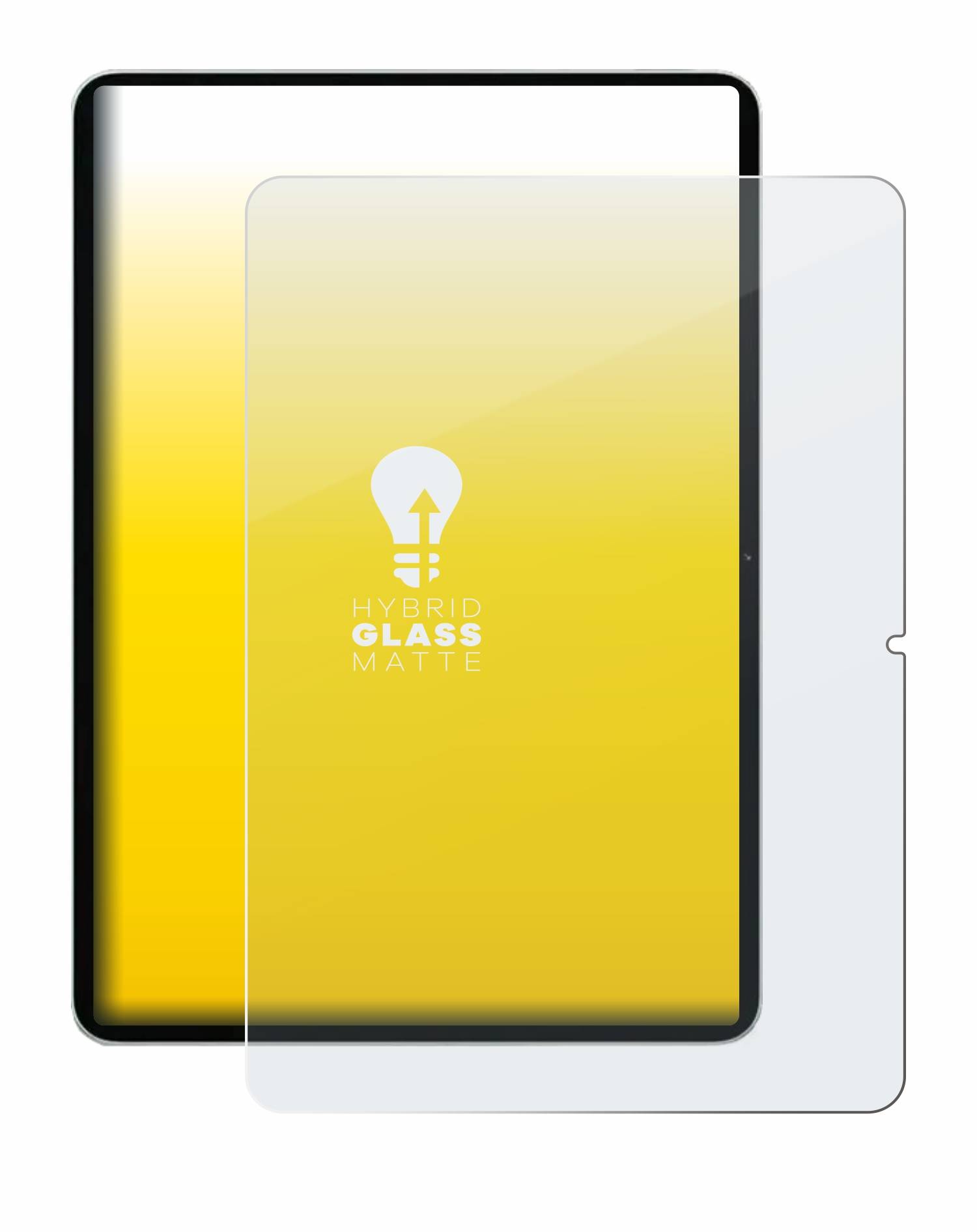 upscreen Hybrid Glas Matt Panzer-Folie für Xiaomi Pad 7