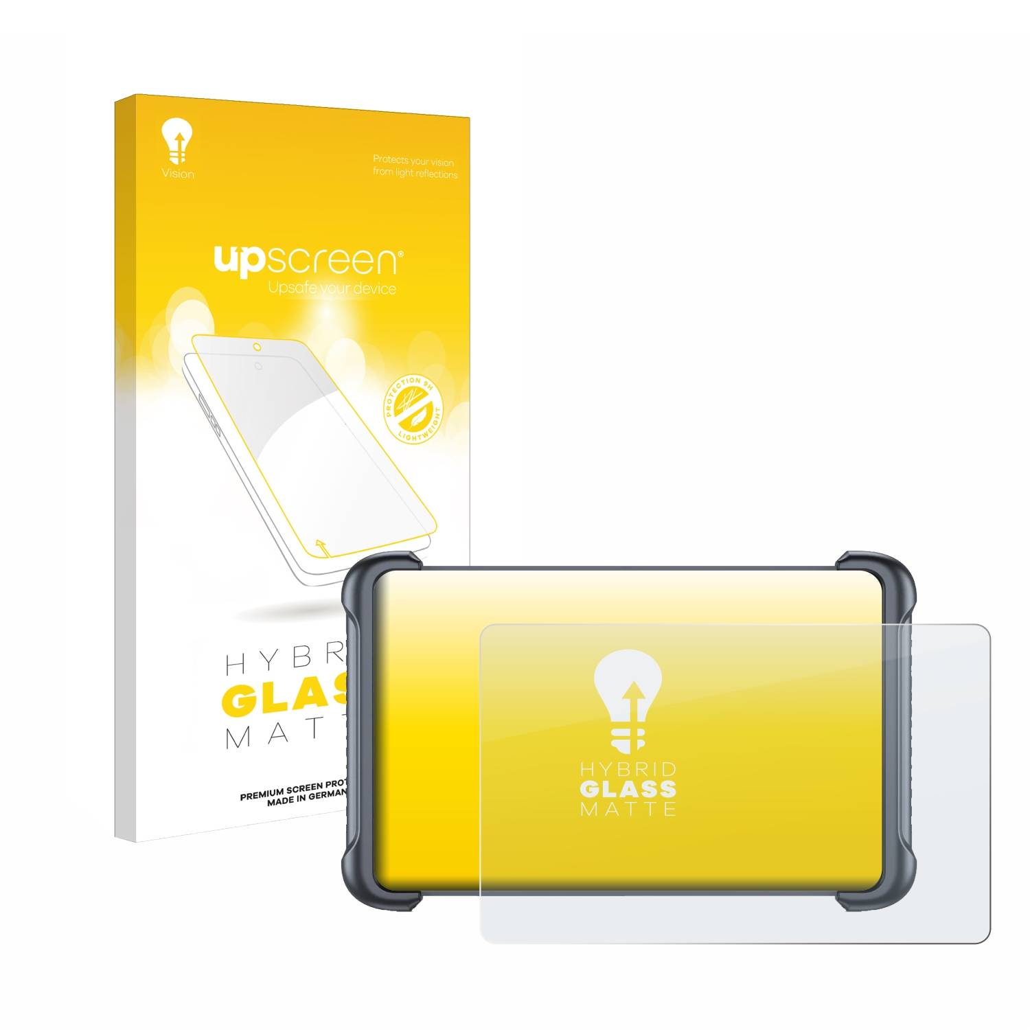 upscreen Hybrid Glas Matt Panzer-Folie für Thinkcar Thinkscan 689BT