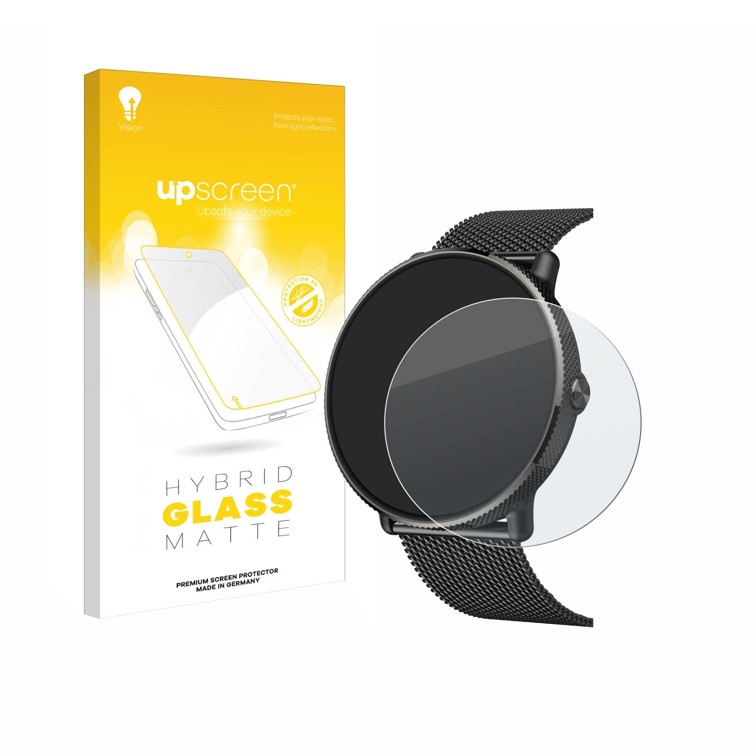 upscreen Hybrid Glas Matt Panzer-Folie für zhizhi S61 1.43