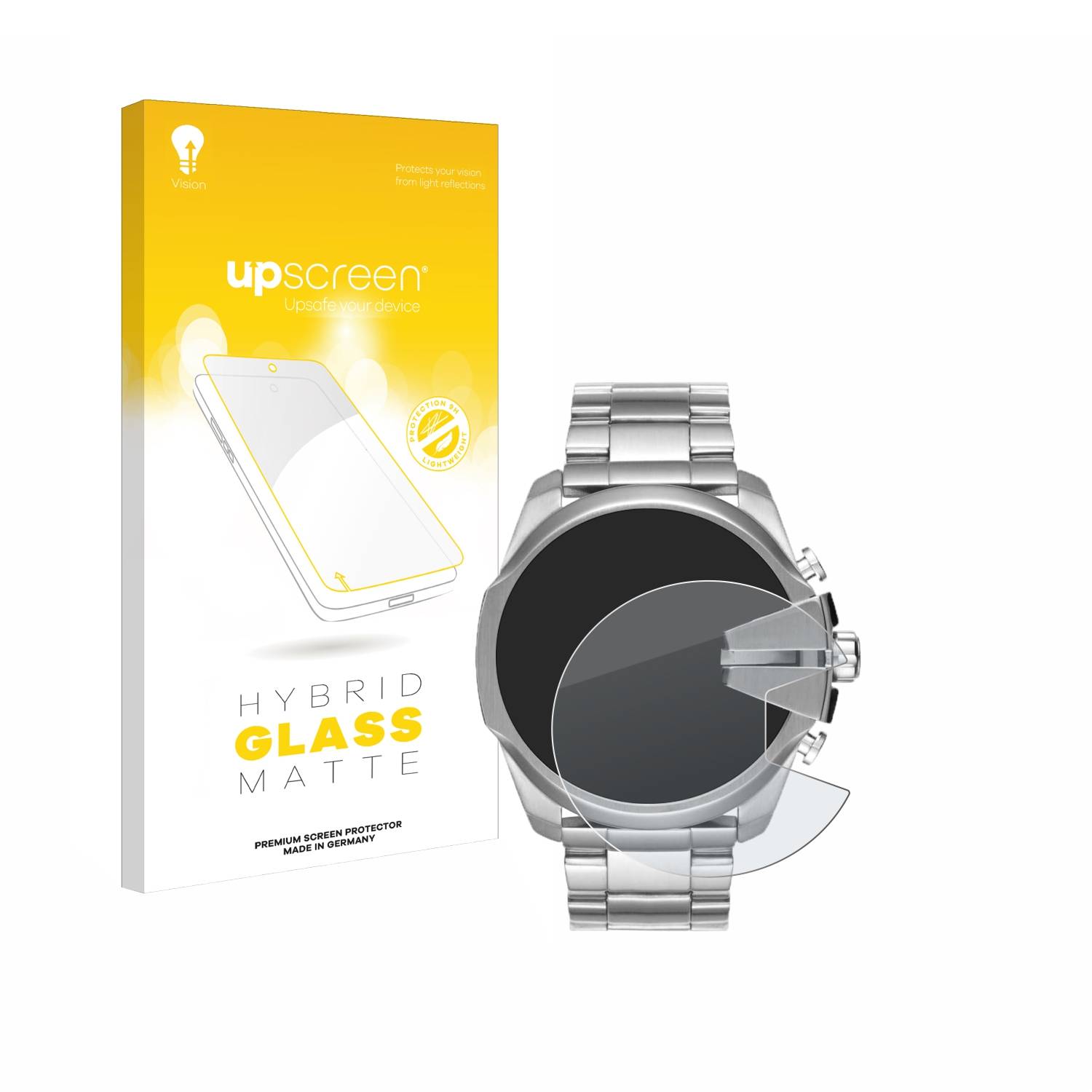 upscreen Hybrid Glas Matt Panzer-Folie für Diesel Mega Chief DZ4417