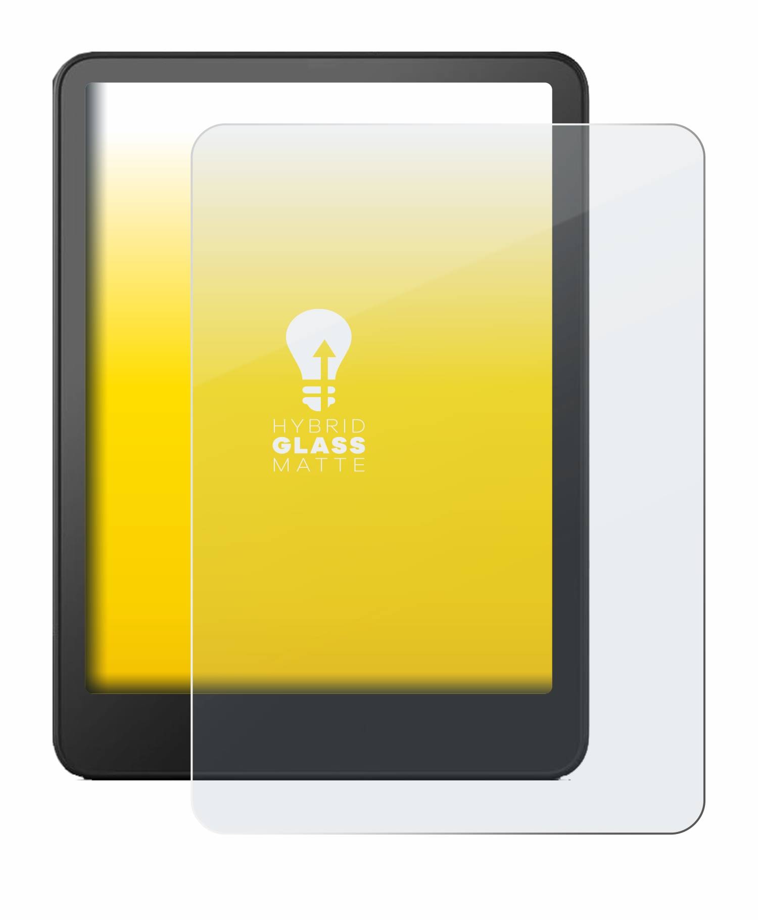 upscreen Hybrid Glas Matt Panzer-Folie für Amazon Kindle Paperwhite 2024 (12. Gen.)