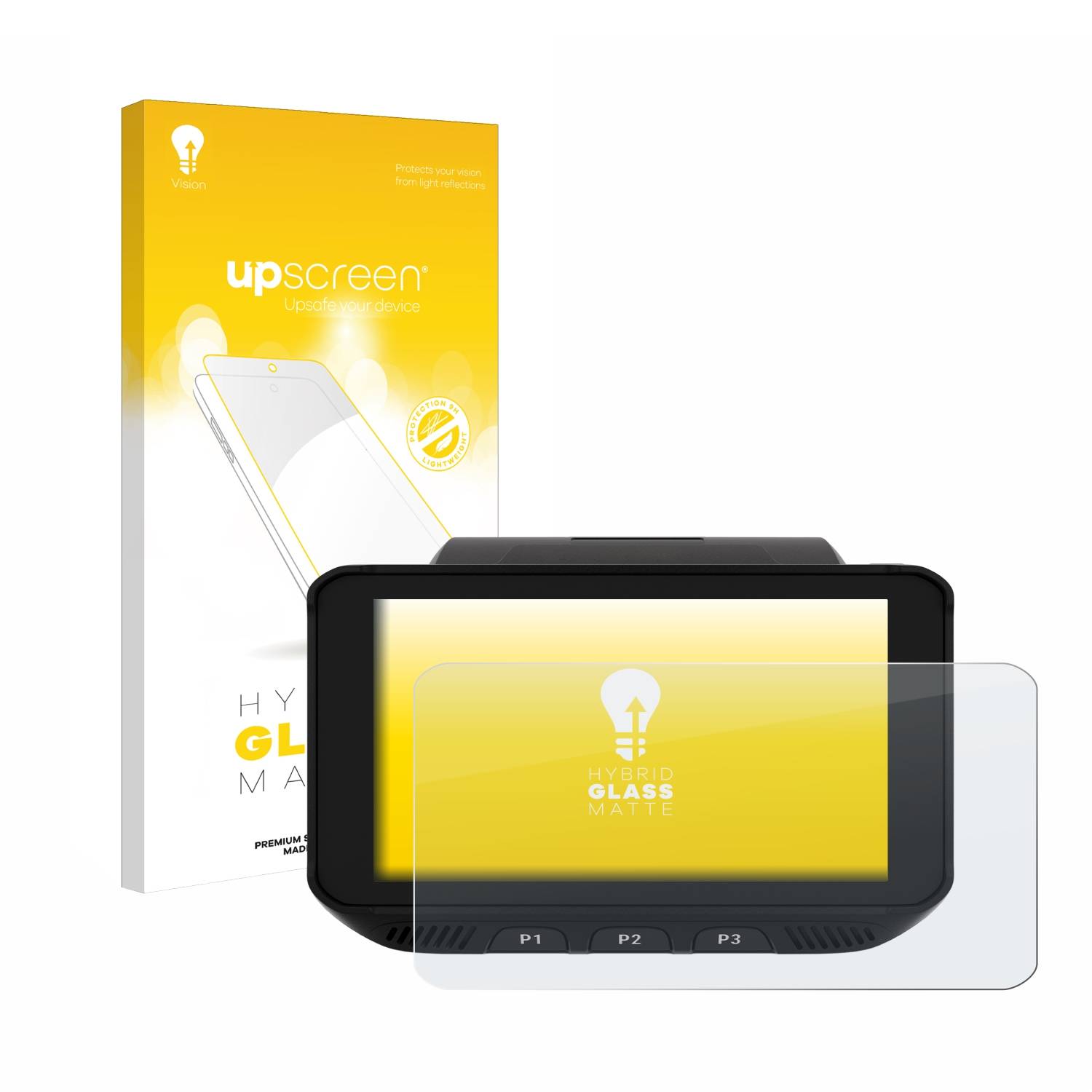 upscreen Hybrid Glas Matt Panzer-Folie für Zebra WT5400