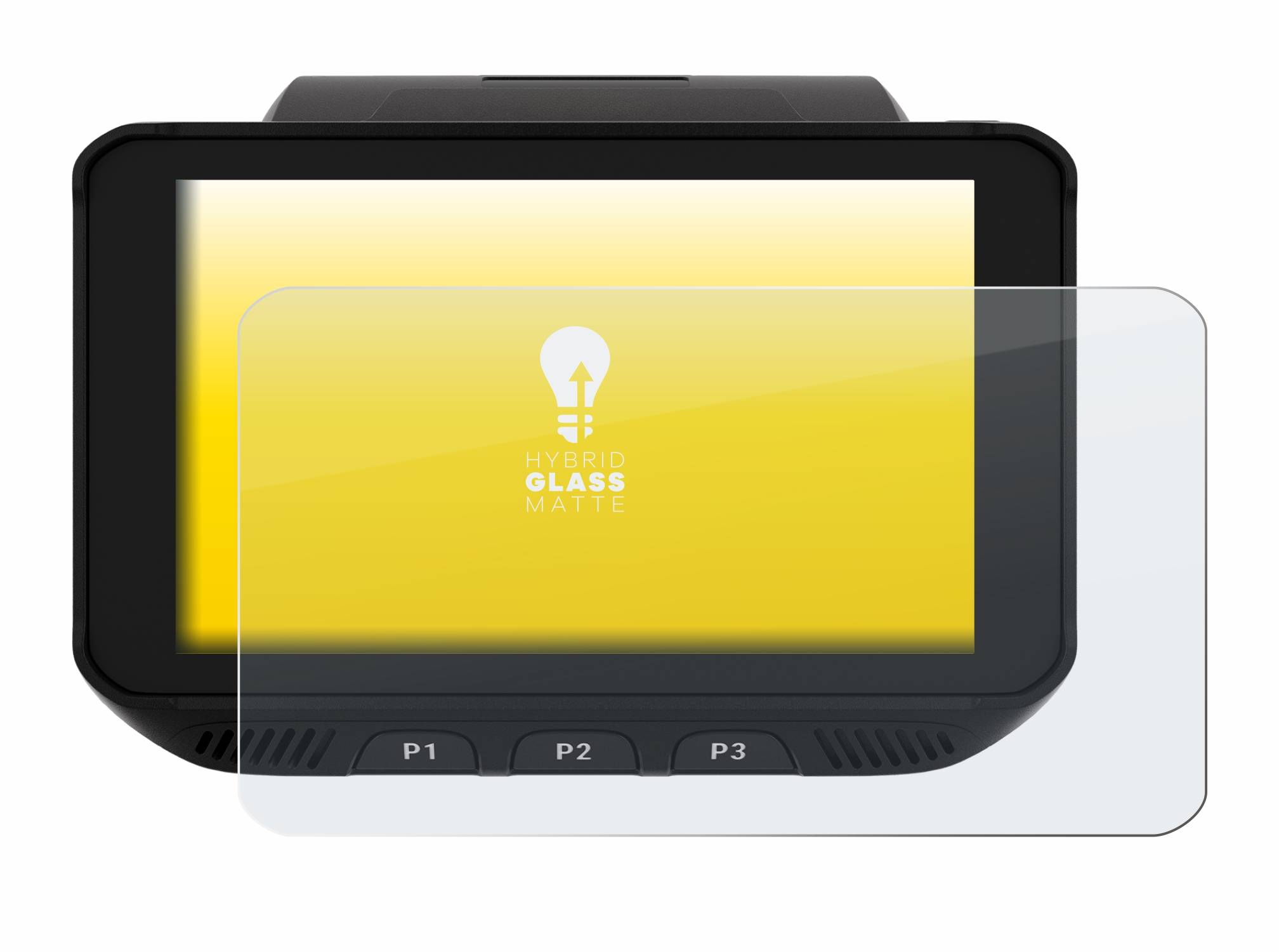 upscreen Hybrid Glas Matt Panzer-Folie für Zebra WT5400