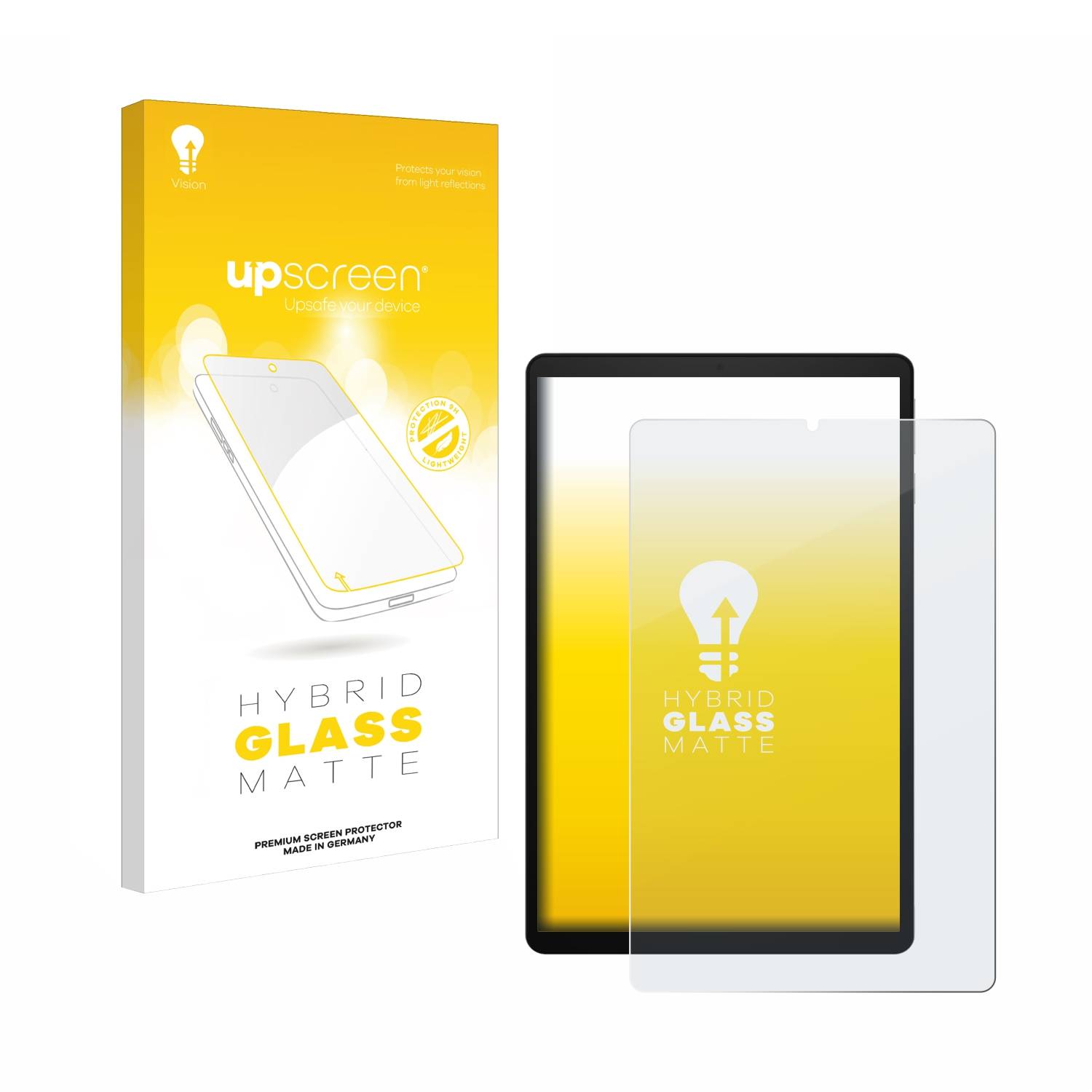 upscreen Hybrid Glas Matt Panzer-Folie für Acer Iconia Tab A10 10.1
