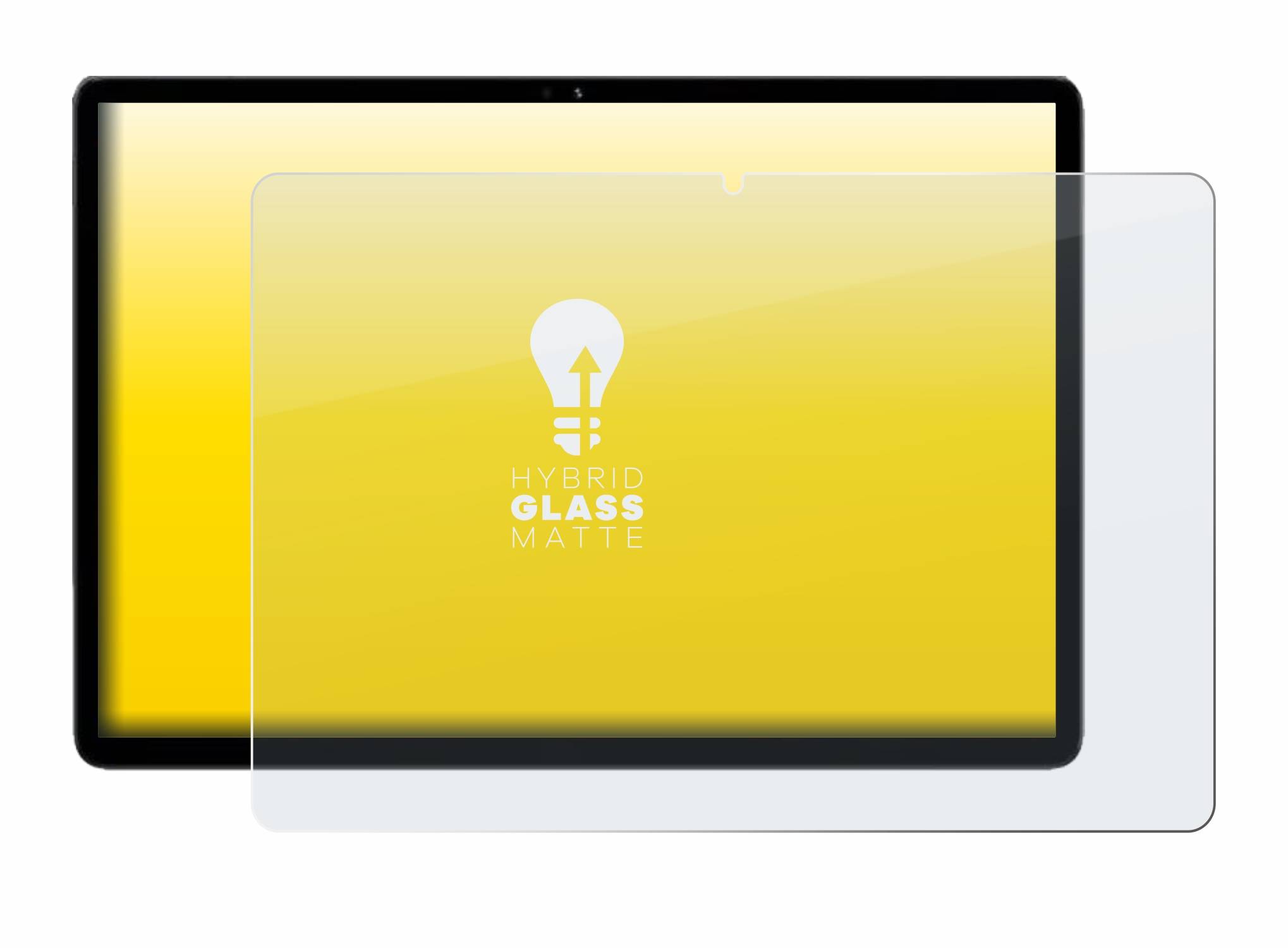 upscreen Hybrid Glas Matt Panzer-Folie für Umidigi G7 Tab Pro