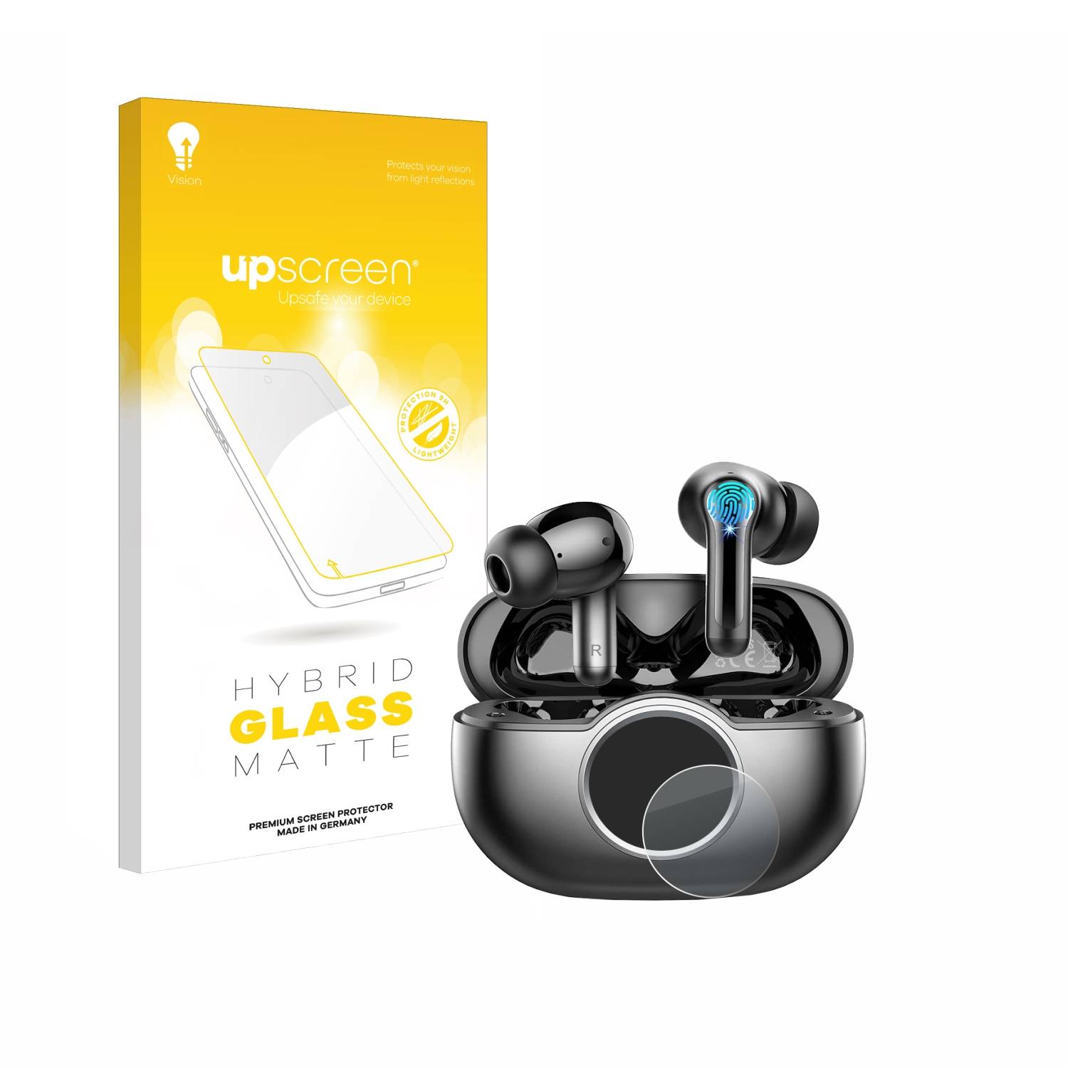 upscreen Hybrid Glas Matt Panzer-Folie für Rinsmola G21 Pro