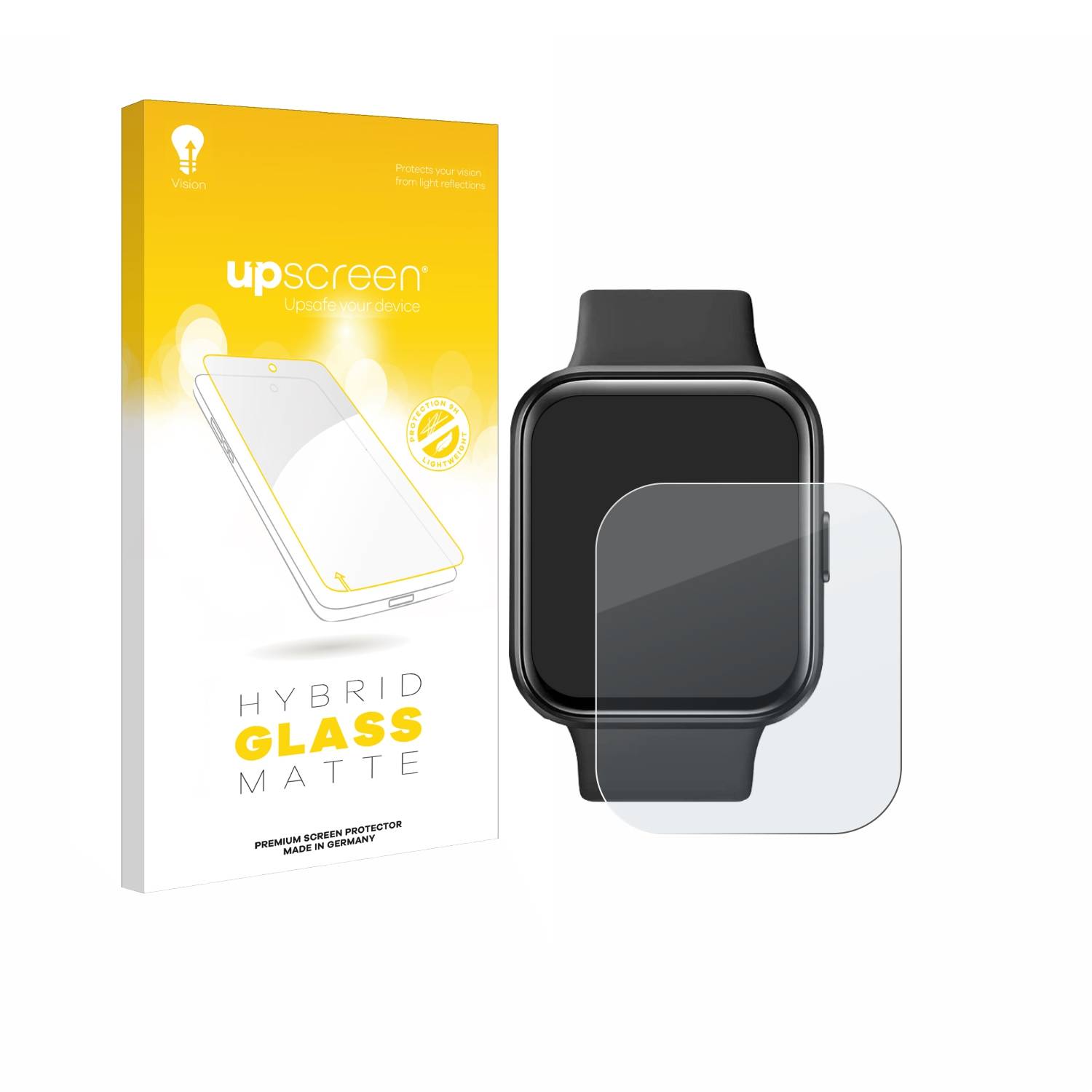 upscreen Hybrid Glas Matt Panzer-Folie für Maoo Maximize Smartwatch