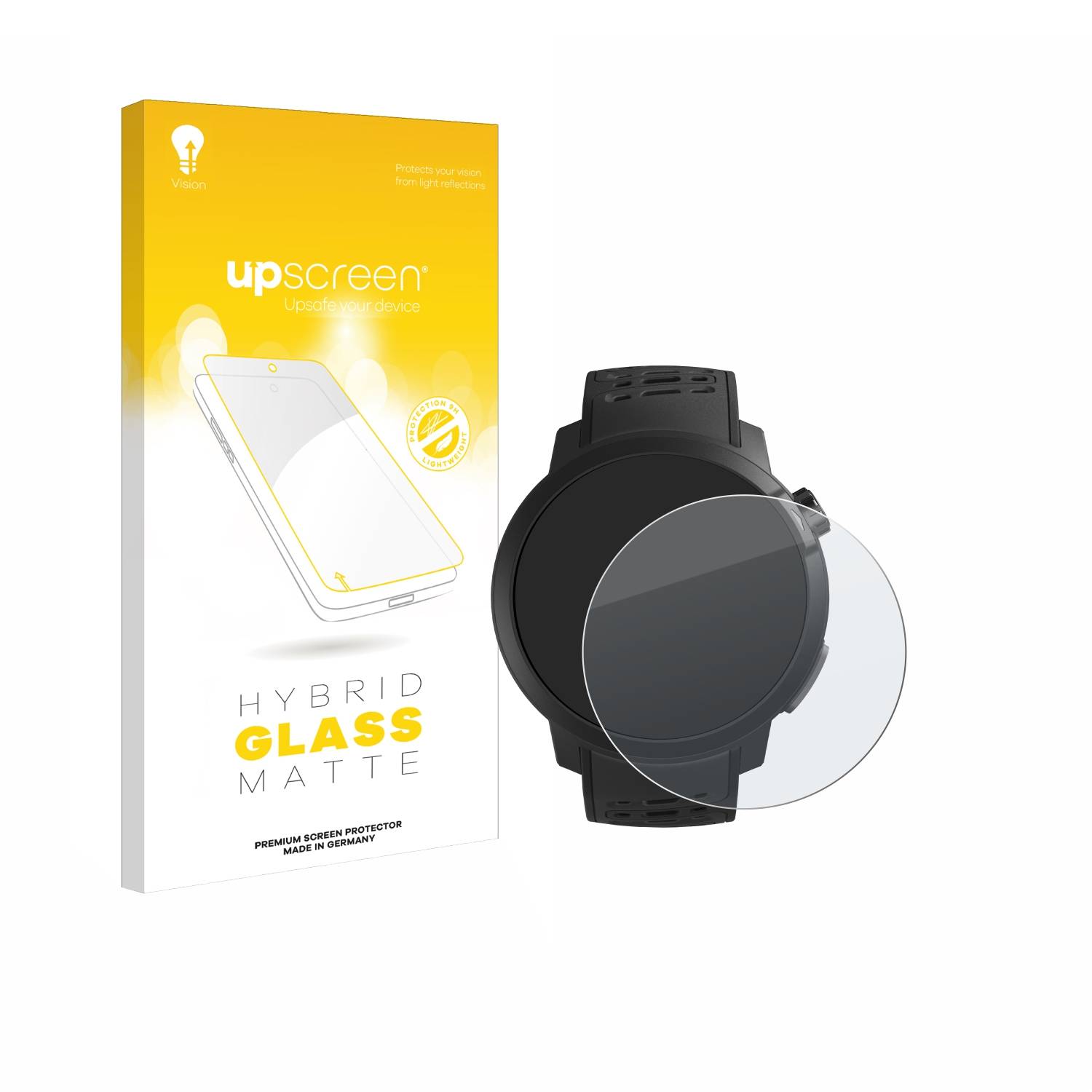 upscreen Hybrid Glas Matt Panzer-Folie für Coros Pace Pro