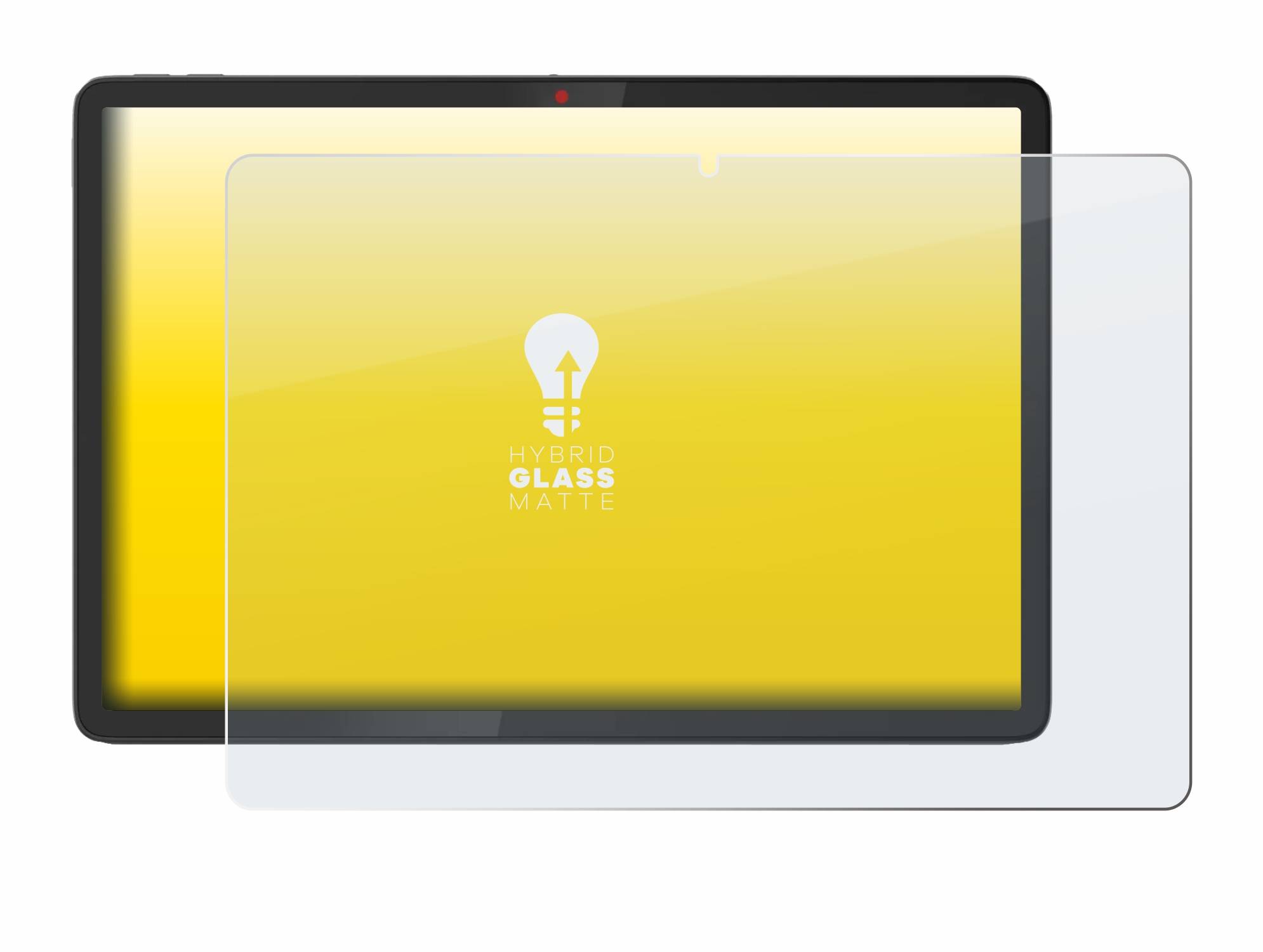 upscreen Hybrid Glas Matt Panzer-Folie für Lenovo Chromebook Duet 11M889