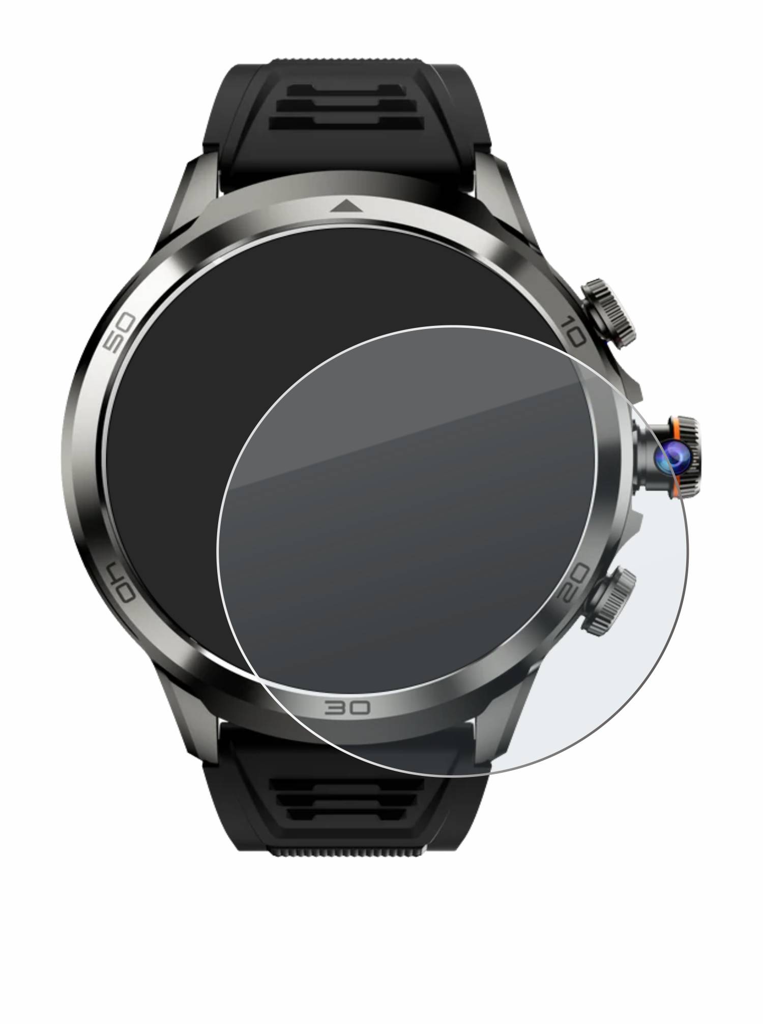 upscreen Hybrid Glas Matt Panzer-Folie für Rogbid R2 1.8