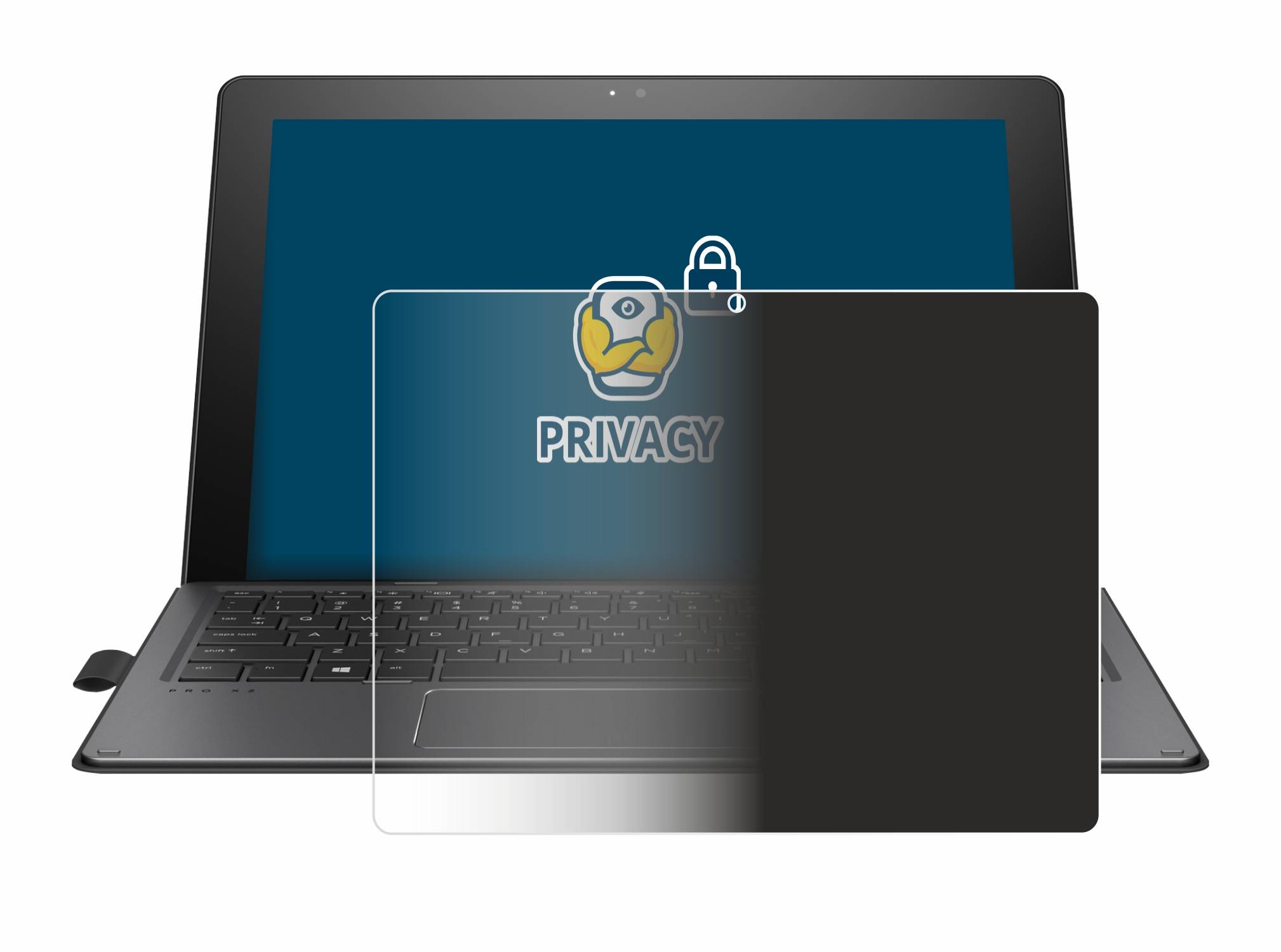 BROTECT Privacy Blickschutzfolie für HP Pro x2 612 G2 )