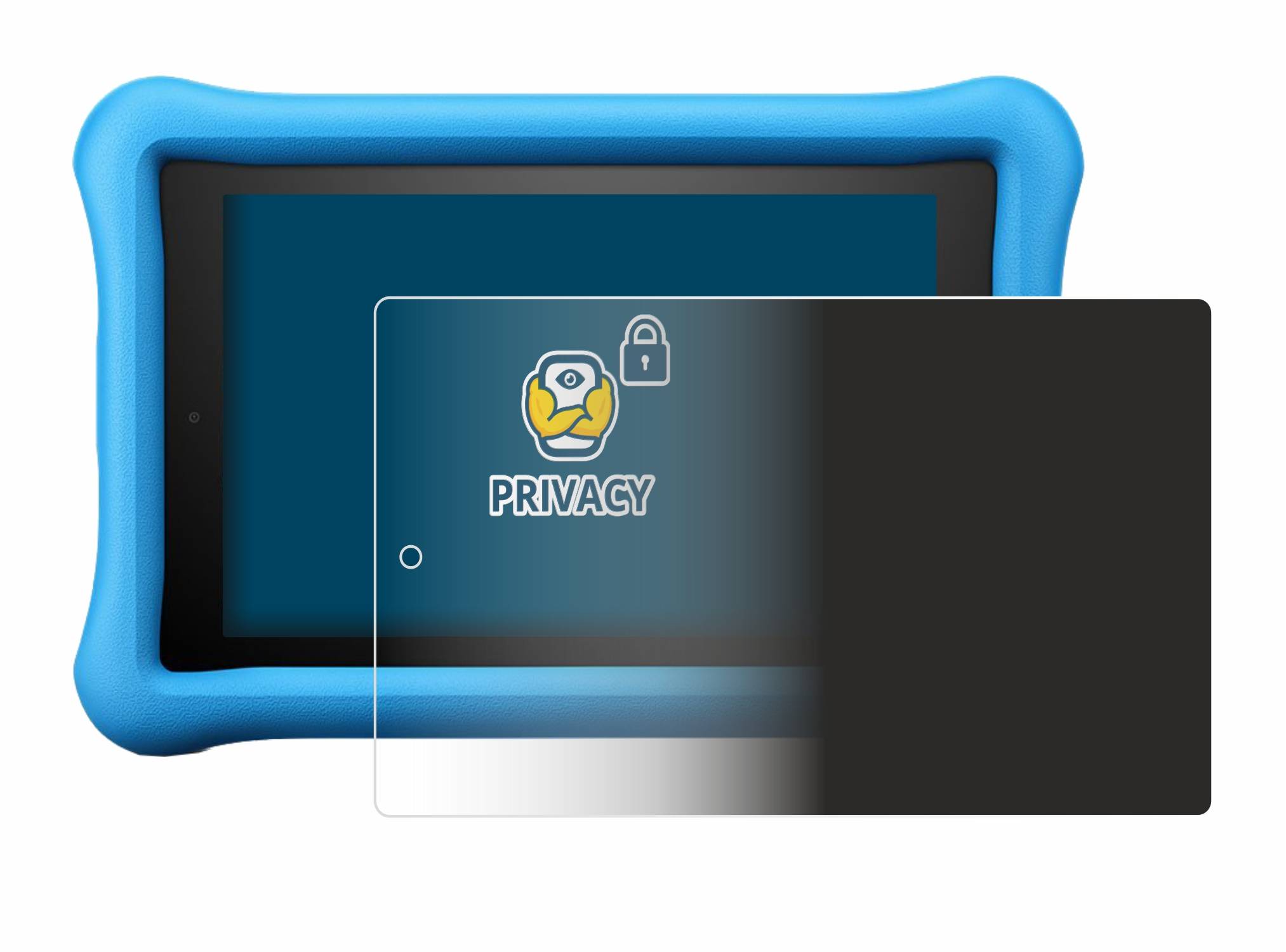 BROTECT Privacy Blickschutzfolie für Amazon Fire HD 8 Kids Edition 2018 (8. Gen.)