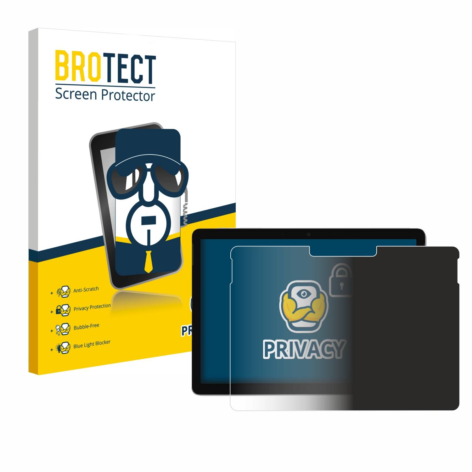 BROTECT Privacy Blickschutzfolie für Microsoft Surface Go 2 10.5