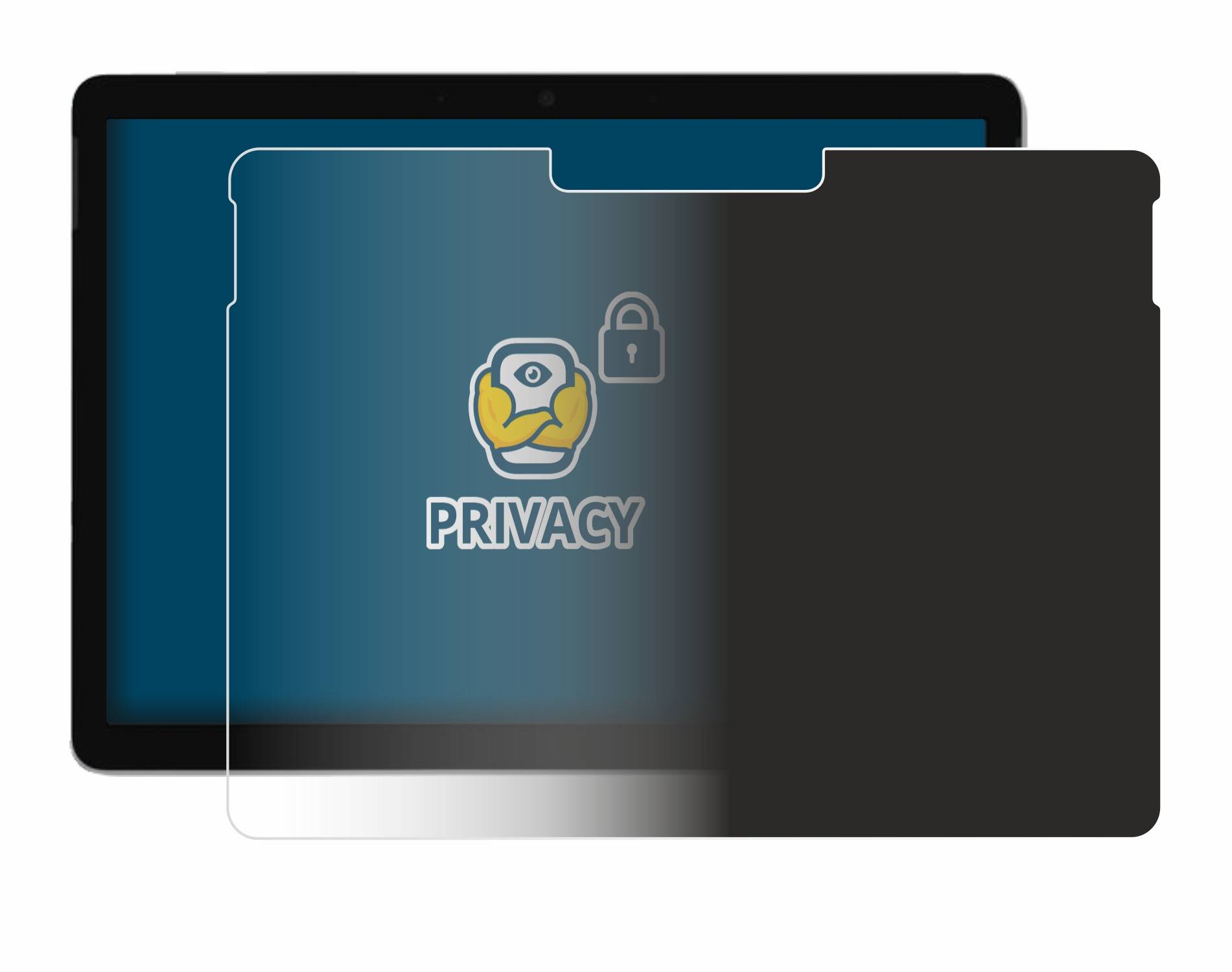 BROTECT Privacy Blickschutzfolie für Microsoft Surface Go 2 10.5