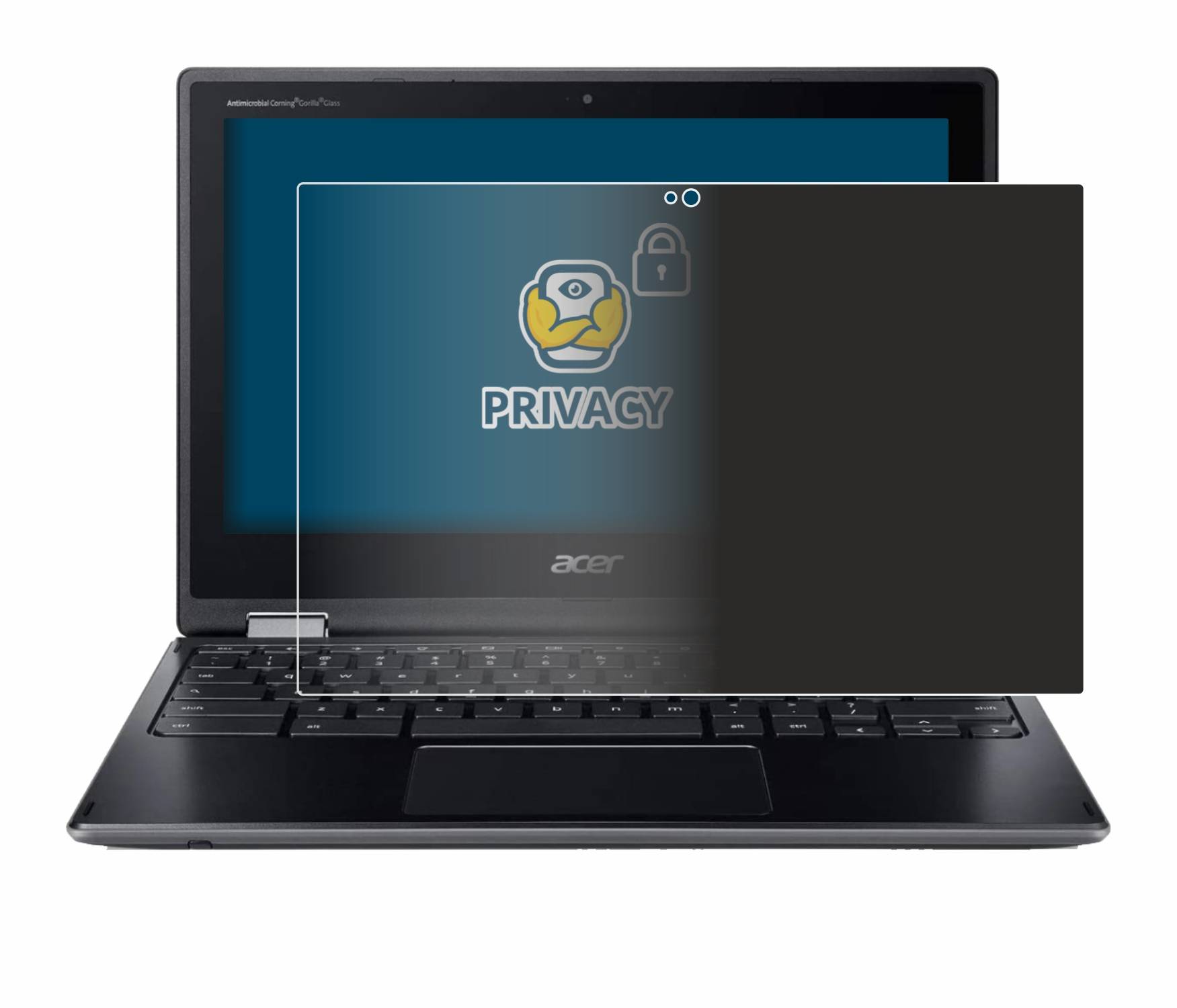 BROTECT Privacy Blickschutzfolie für Acer Chromebook Spin 511 R752TN-C5P0