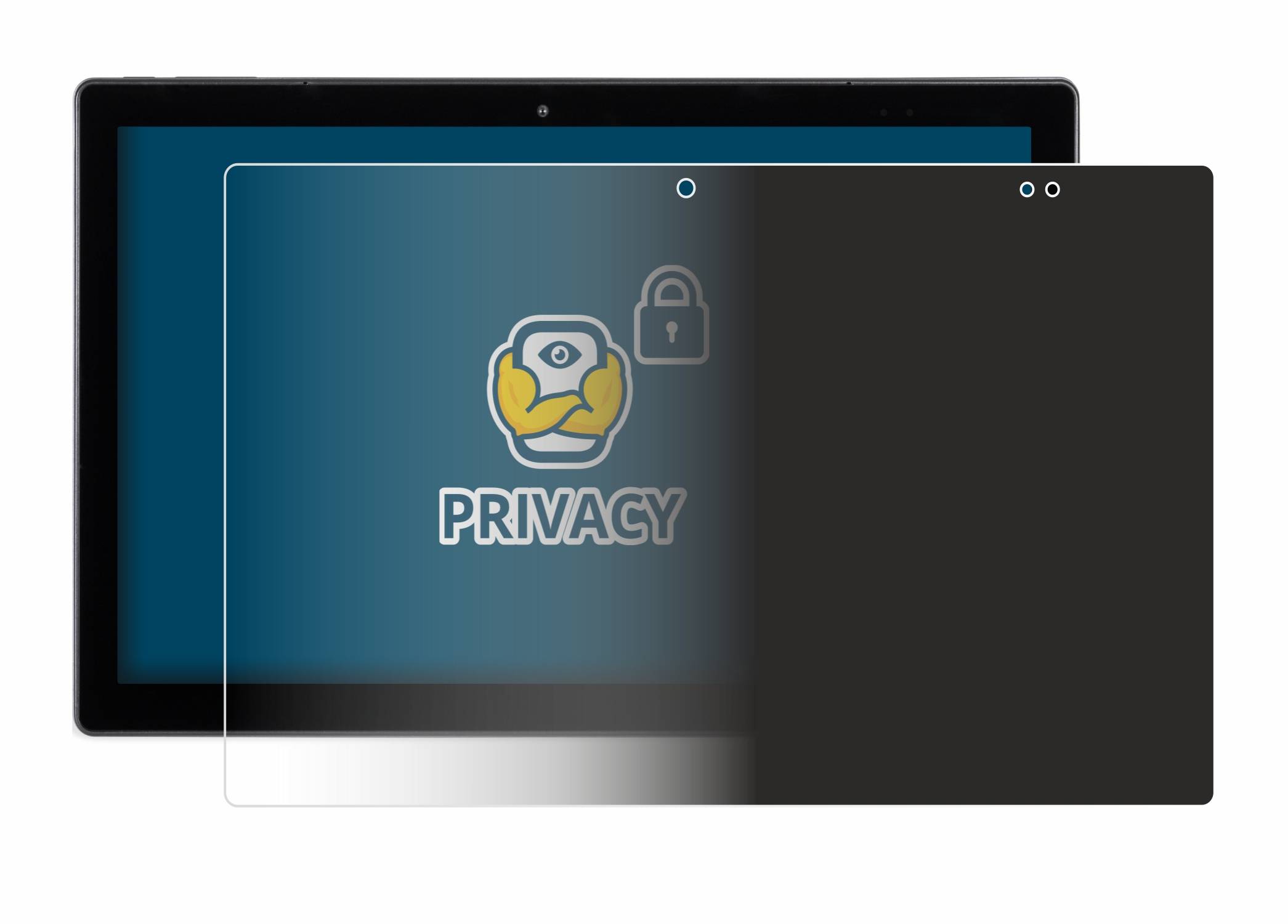 BROTECT Privacy Blickschutzfolie für Wortmann Terra Pad 1162 N4120 W11 Pro