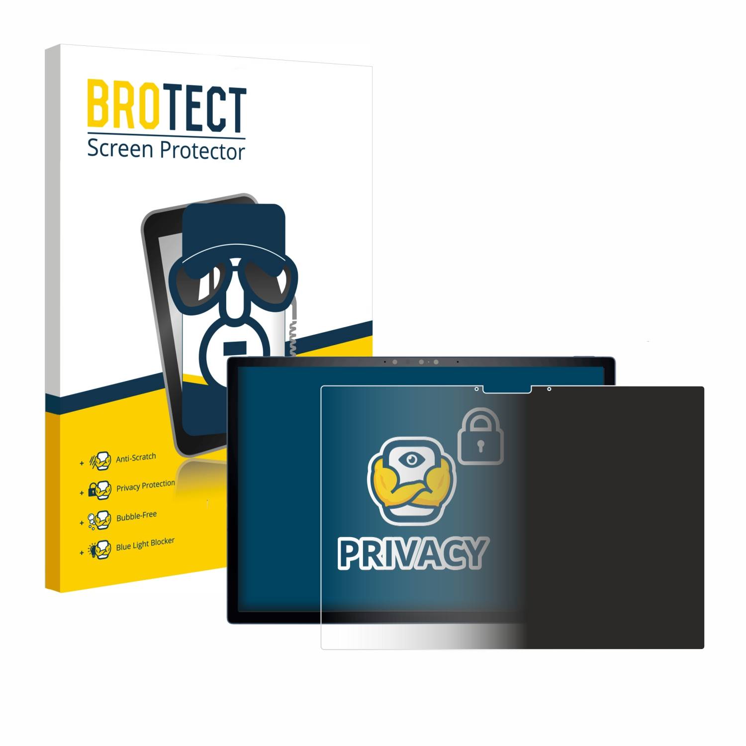 BROTECT Privacy Blickschutzfolie für Dell XPS 13 9315 2-in-1 )