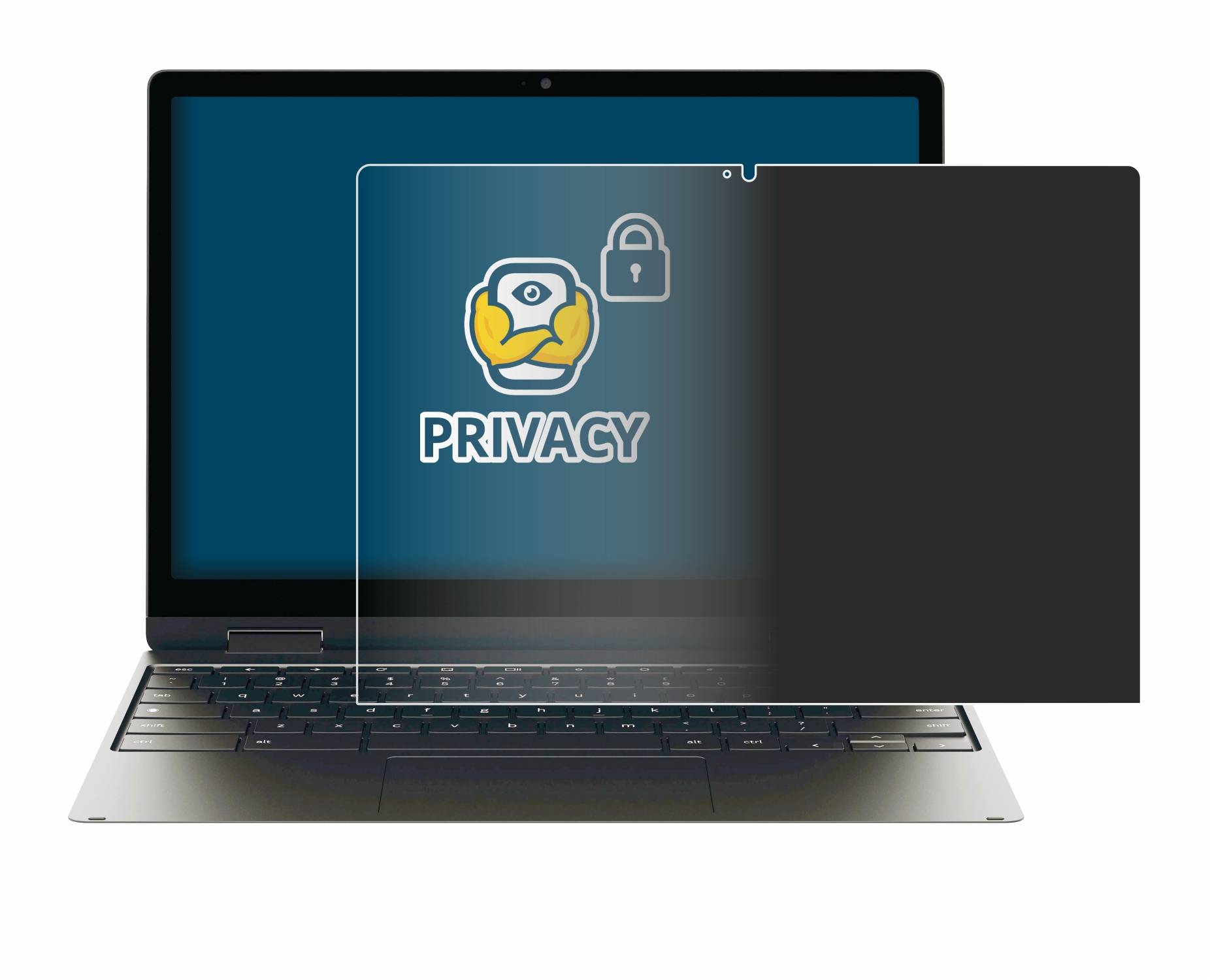 BROTECT Privacy Blickschutzfolie für Samsung Galaxy Chromebook 2 360