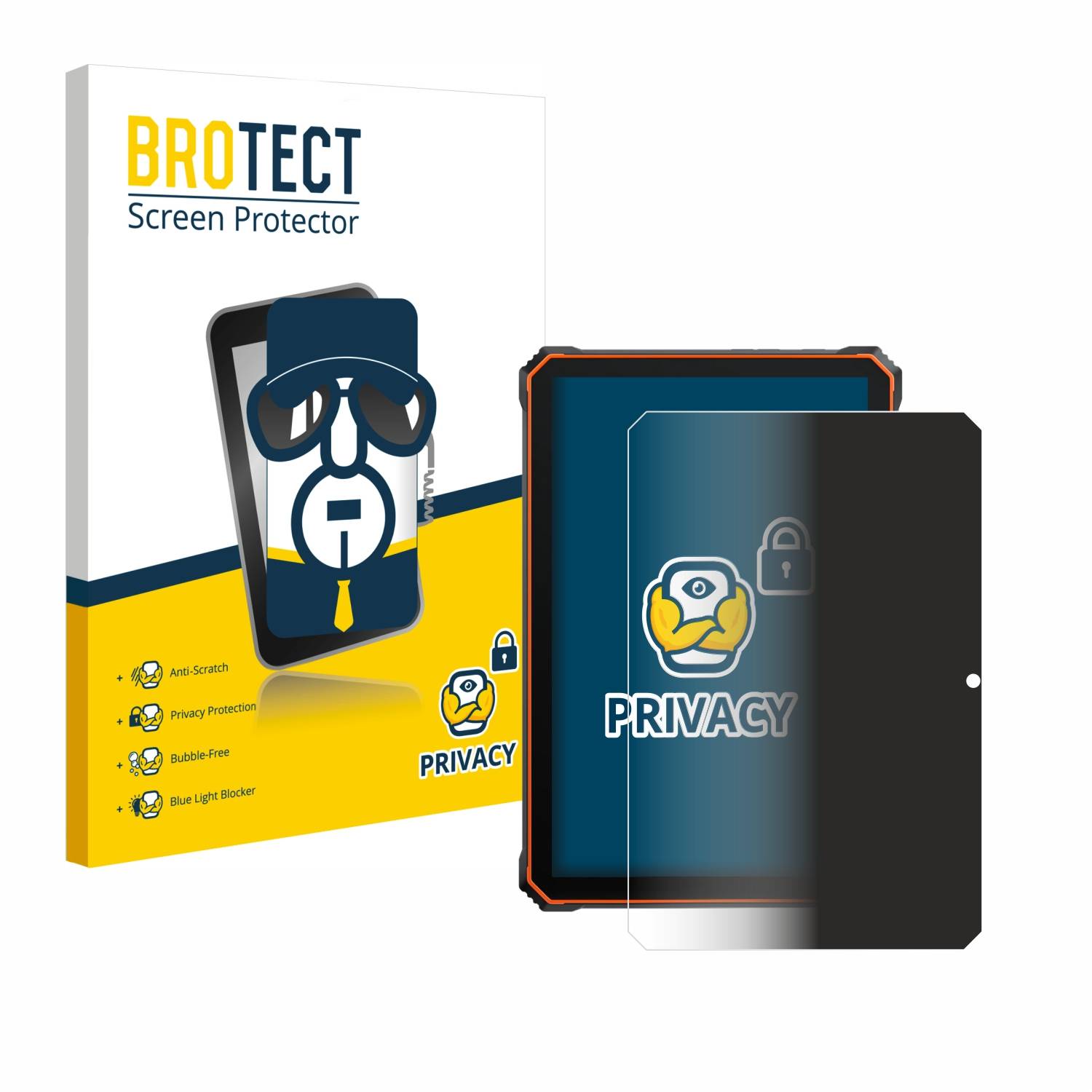 BROTECT Privacy Blickschutzfolie für Blackview Active 6