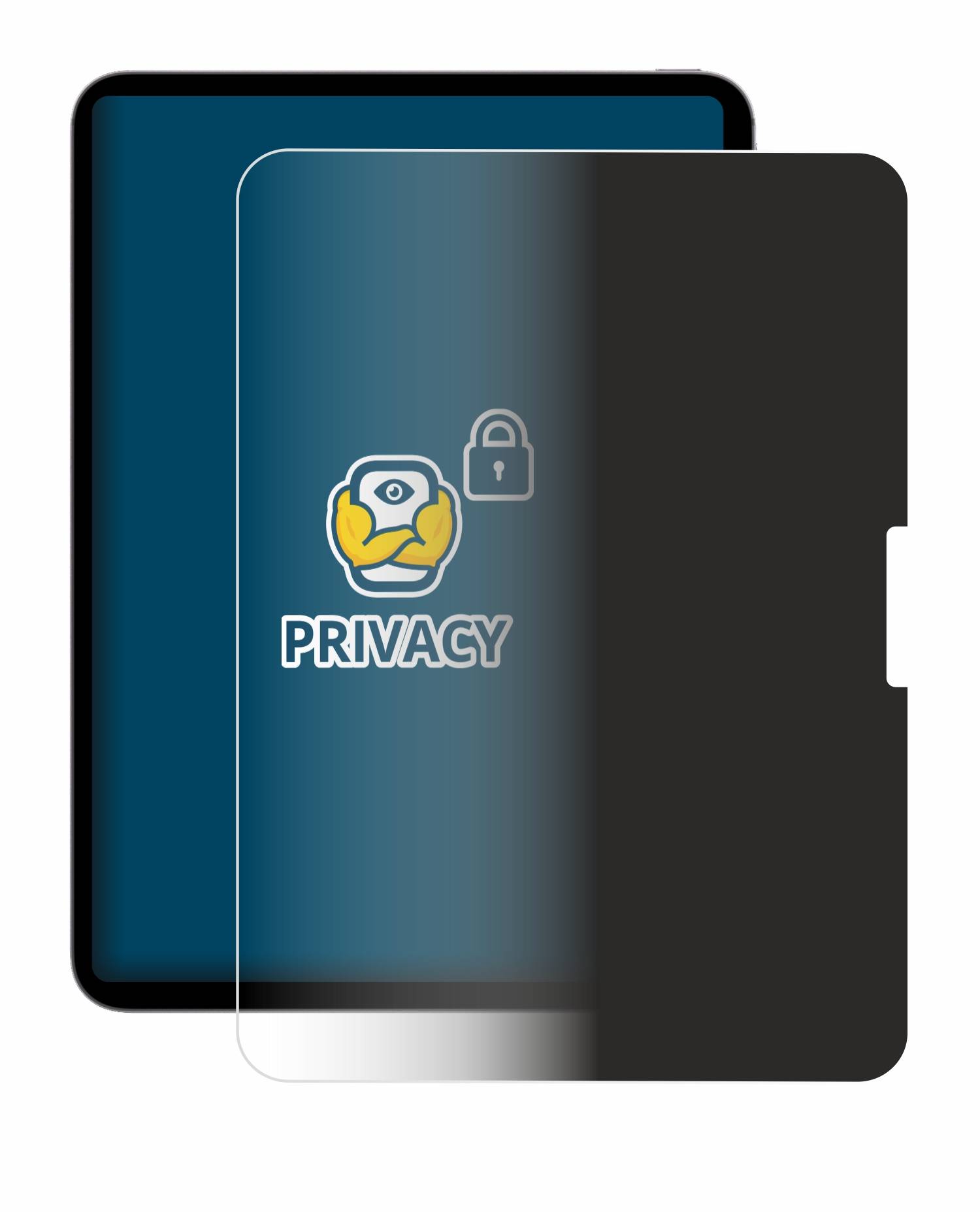 BROTECT Privacy Blickschutzfolie für Apple iPad Pro 11 WiFi 2024