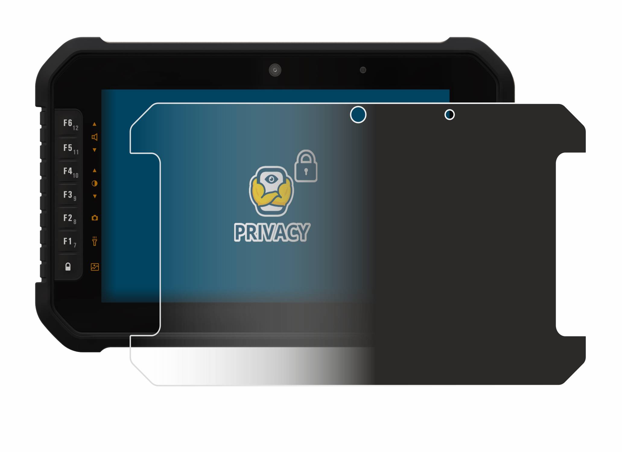 BROTECT Privacy Blickschutzfolie für GeoMax Zenius 08