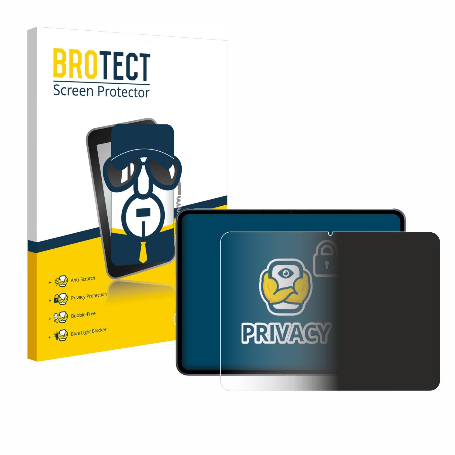 BROTECT Privacy Blickschutzfolie für OnePlus Pad 2