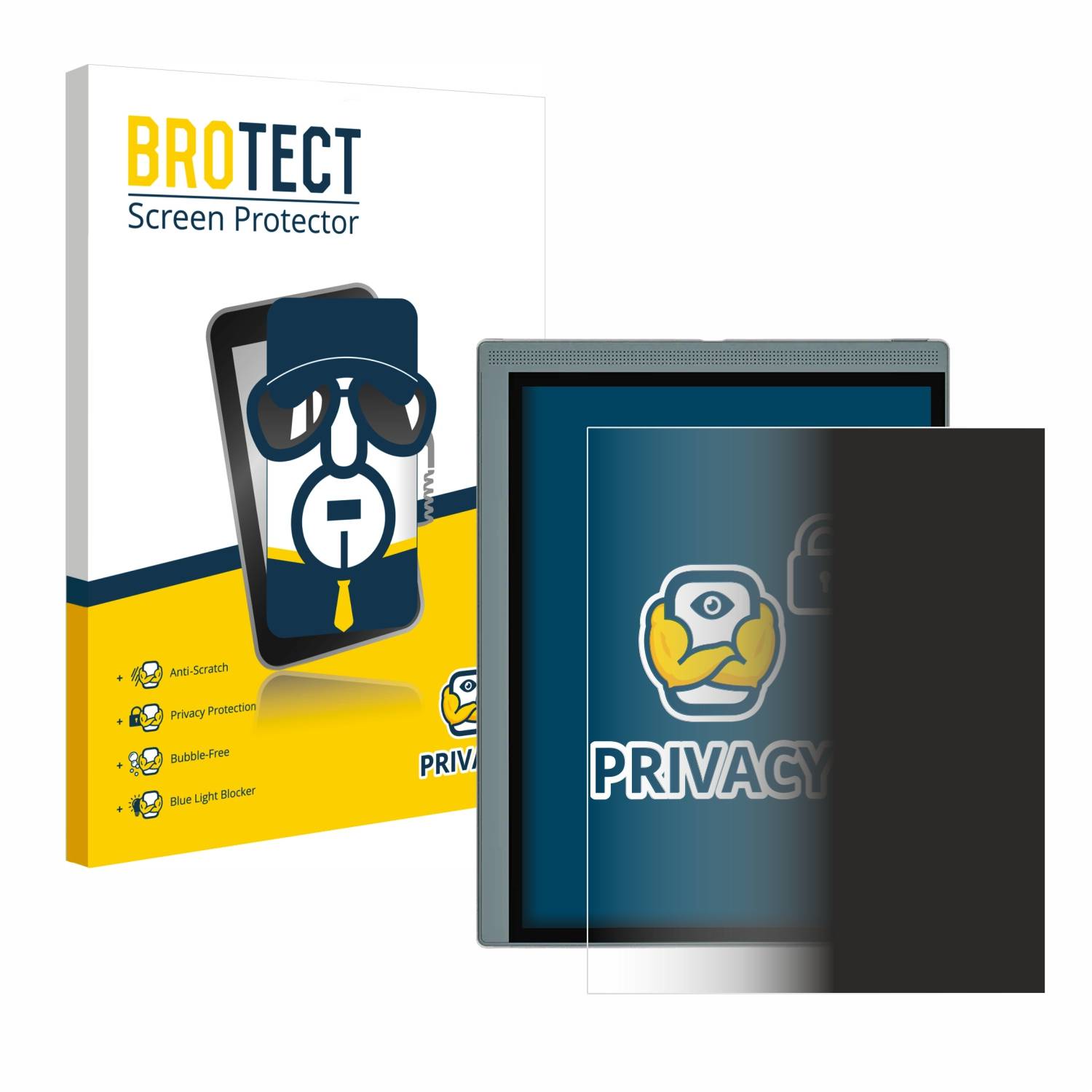 BROTECT Privacy Blickschutzfolie für Bigme B1051C