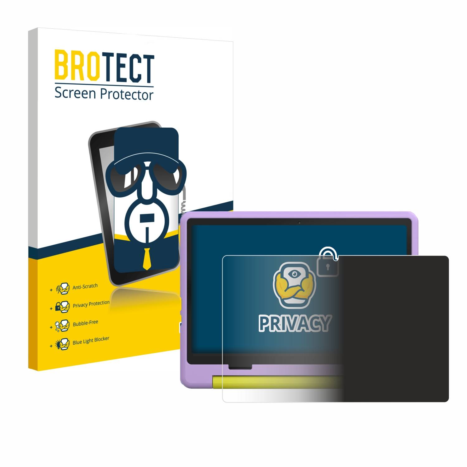 BROTECT Privacy Blickschutzfolie für HotLight Hot1016 10