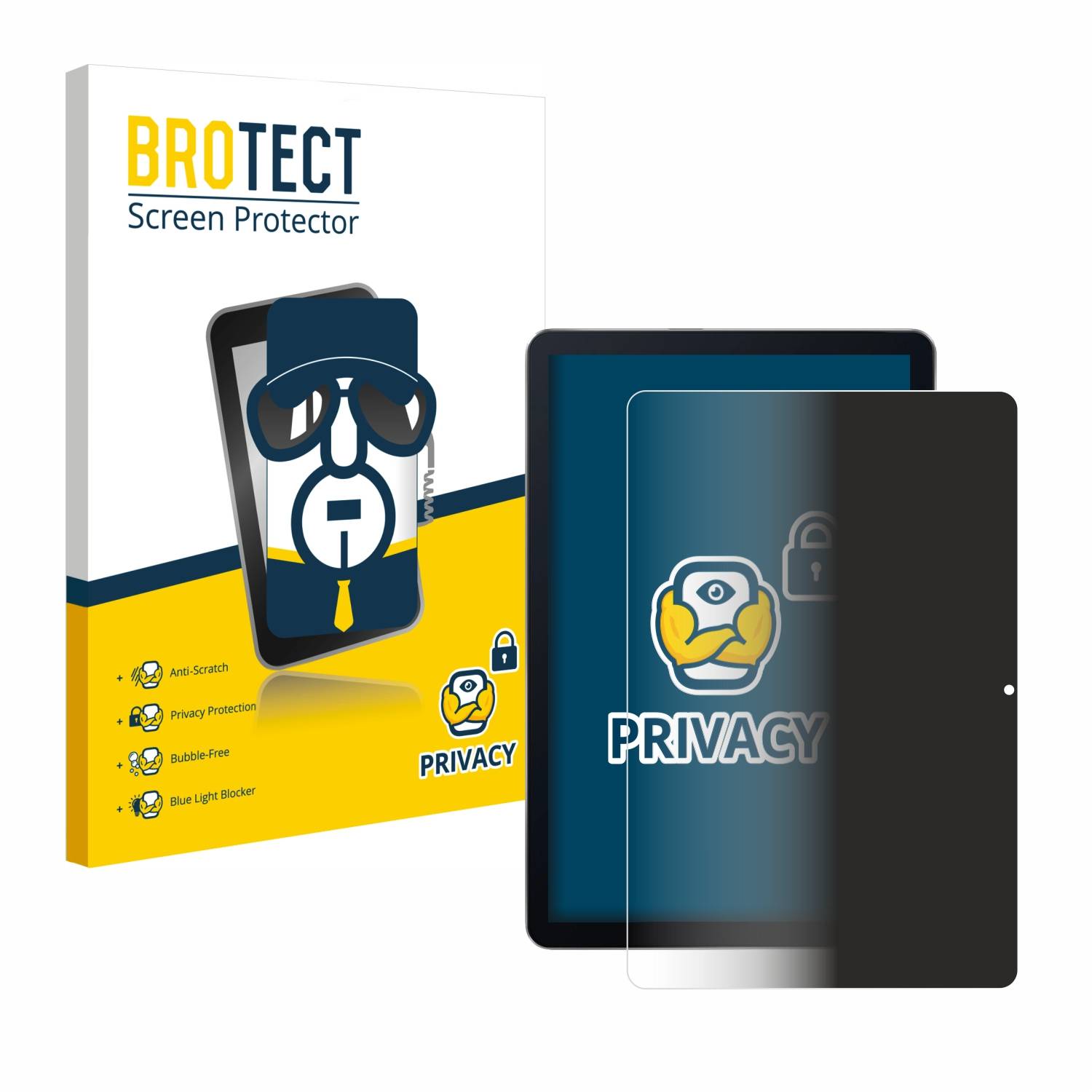 BROTECT Privacy Blickschutzfolie für Blackview Oscal Pad 50