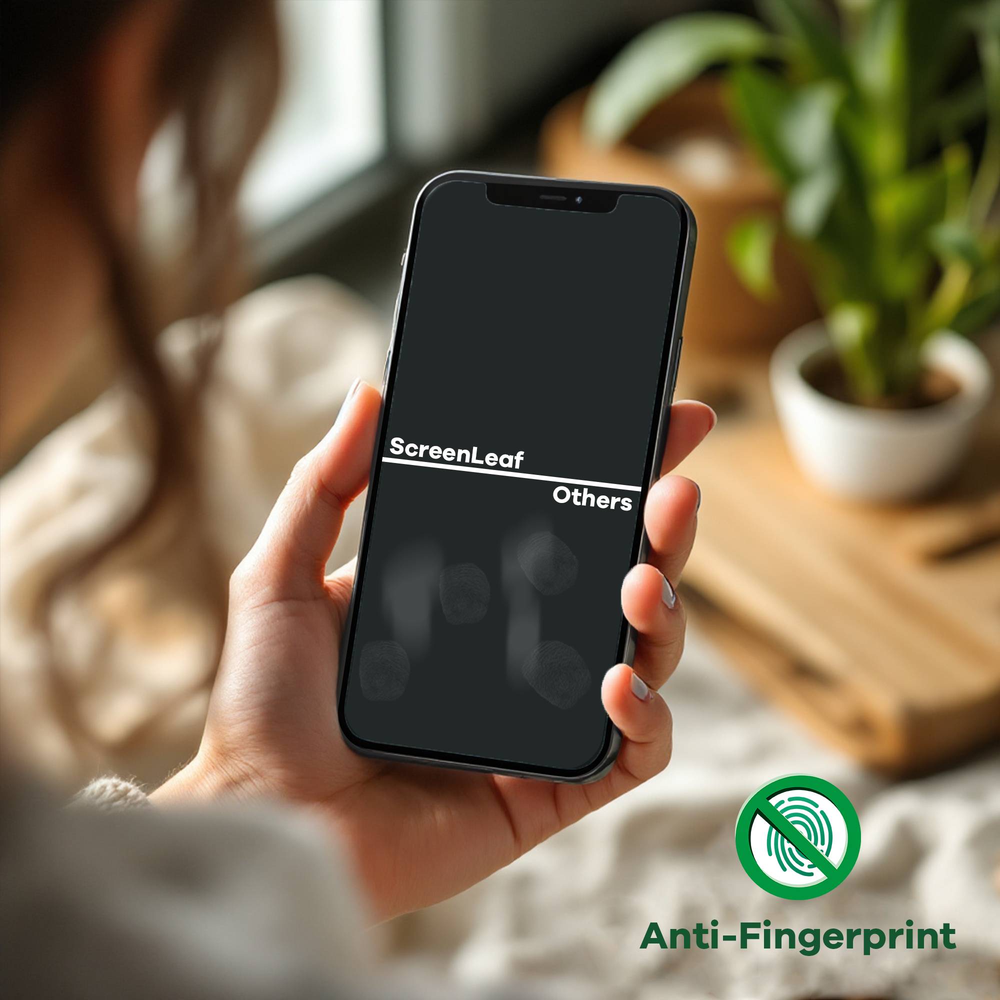 ScreenLeaf Clear Nachhaltiger Displayschutz für Apple iPhone 8