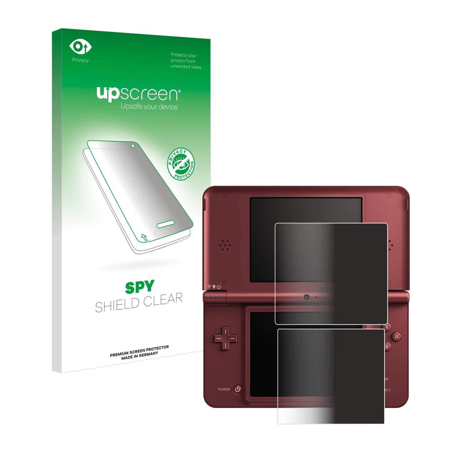 upscreen Spy Shield Sichtschutz-Folie für Nintendo DSi XL