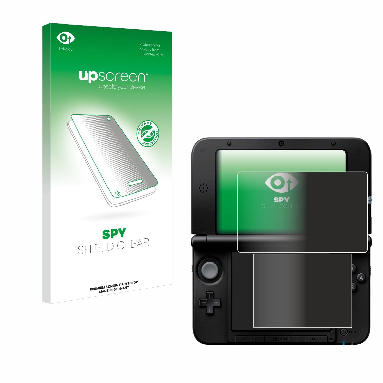 upscreen Spy Shield Sichtschutz-Folie für Nintendo 3DS XL SPM7800