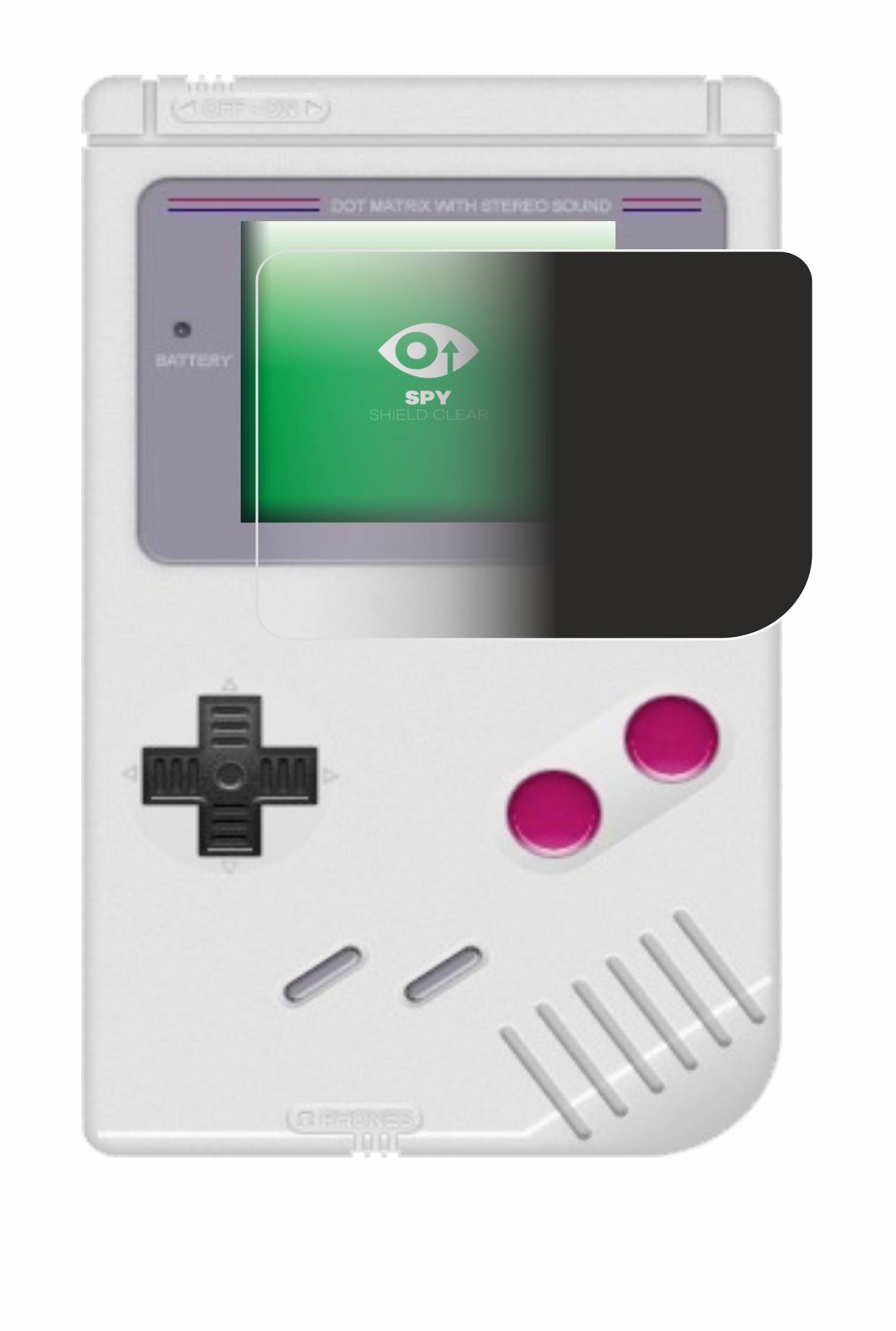 upscreen Spy Shield Sichtschutz-Folie für Nintendo Gameboy (1989)