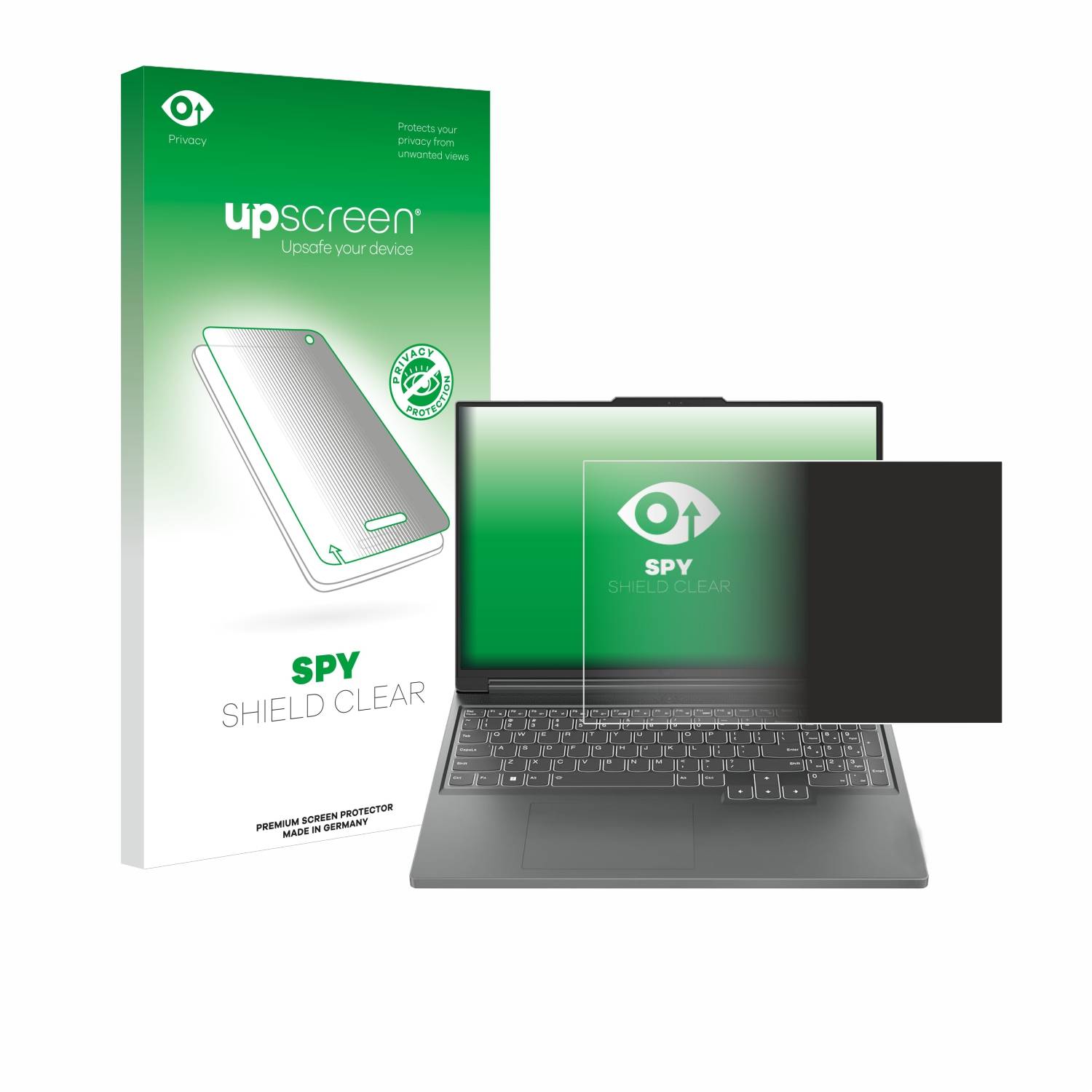 upscreen Spy Shield Sichtschutz-Folie für Lenovo Legion Slim 5 Gen 9 16