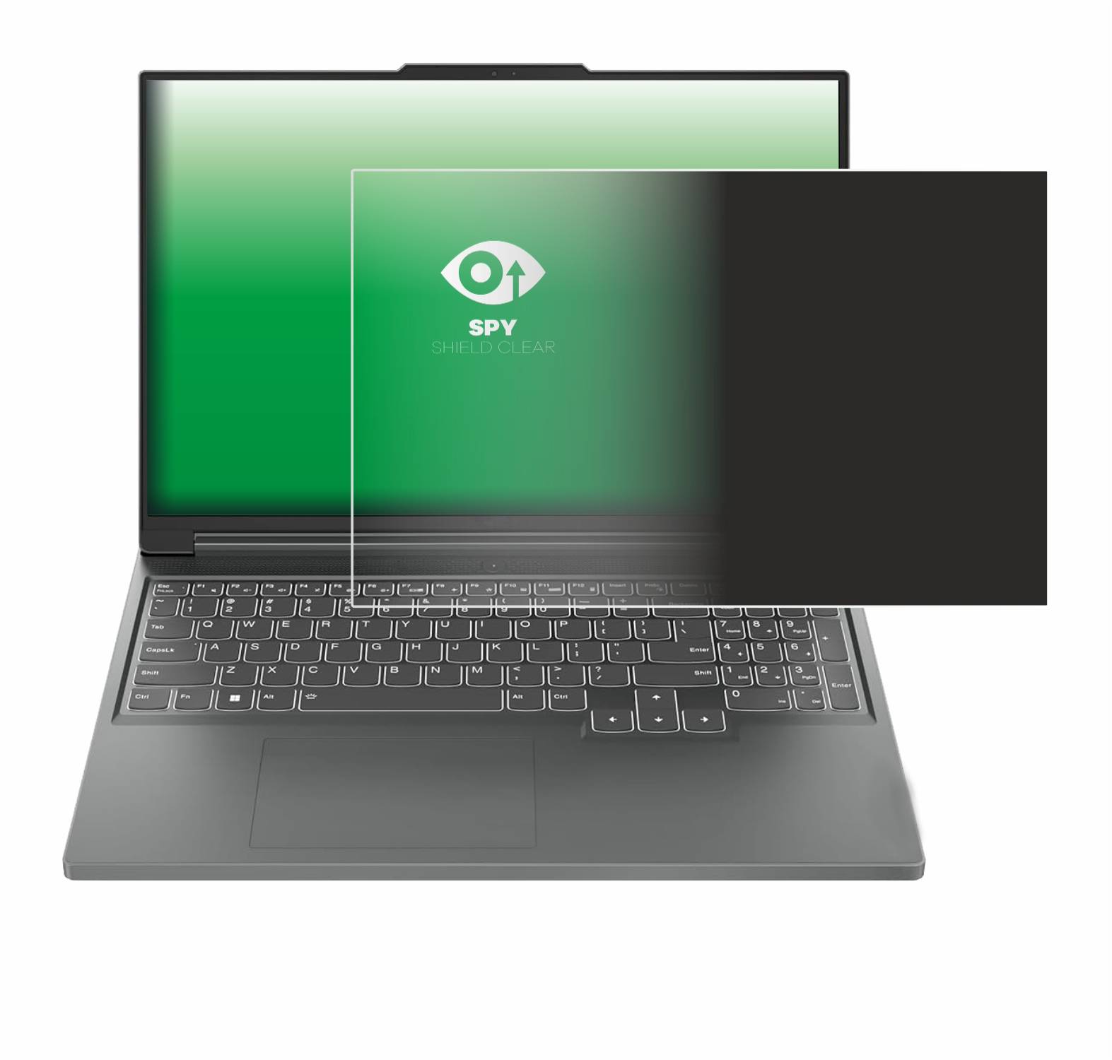 upscreen Spy Shield Sichtschutz-Folie für Lenovo Legion Slim 5 Gen 9 16