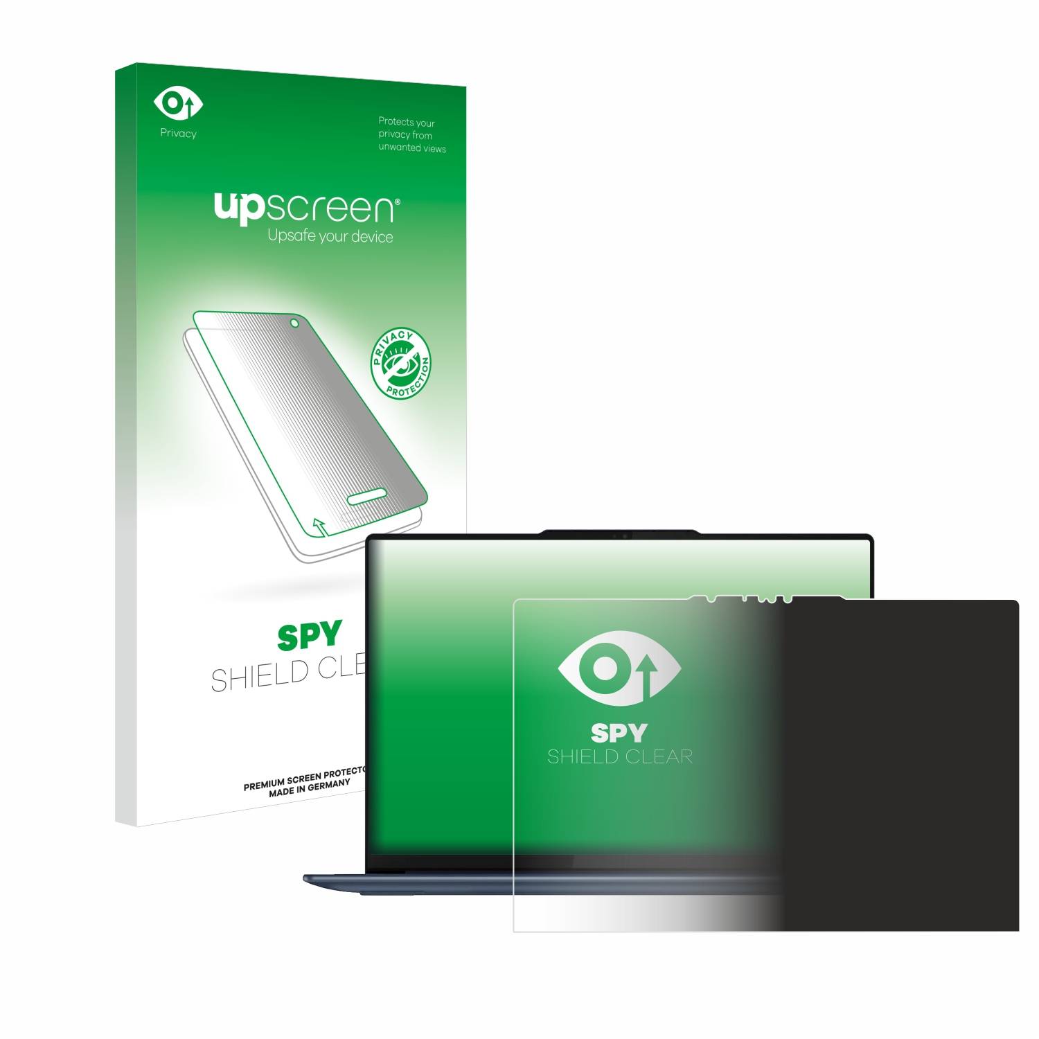 upscreen Spy Shield Sichtschutz-Folie für Lenovo Yoga Slim 7x Gen 9 14