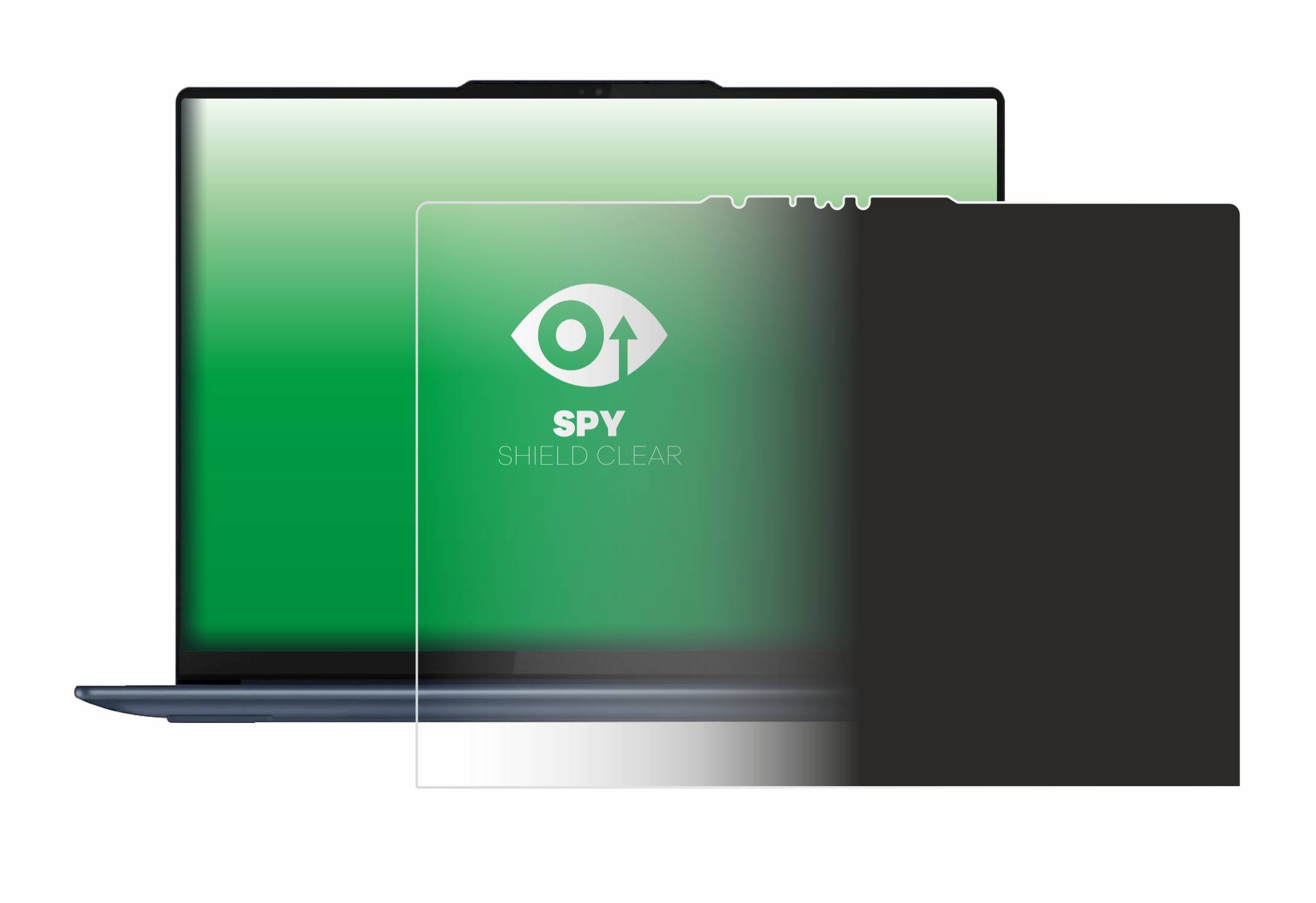 upscreen Spy Shield Sichtschutz-Folie für Lenovo Yoga Slim 7x Gen 9 14