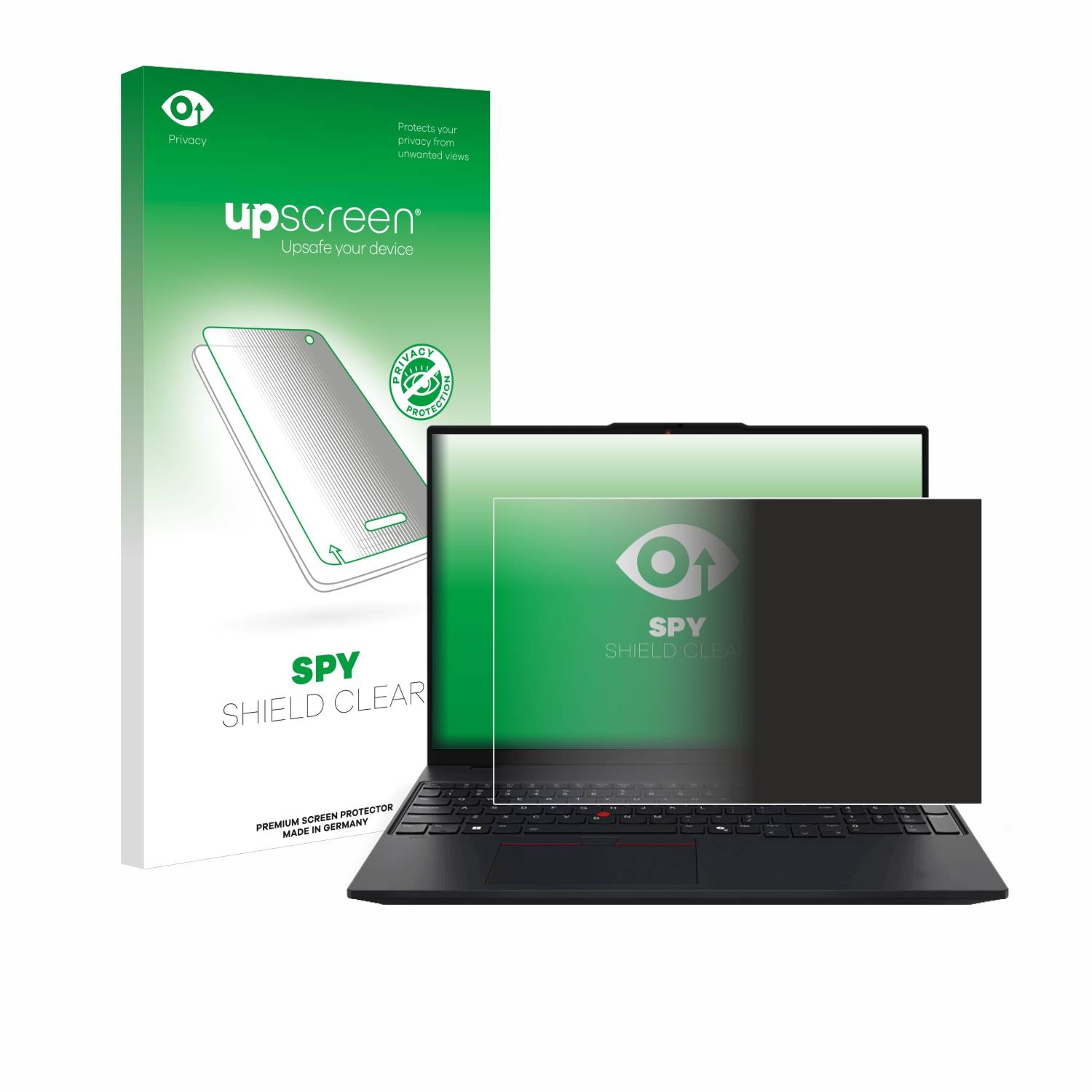 upscreen Spy Shield Sichtschutz-Folie für Lenovo ThinkPad L16 Gen 1