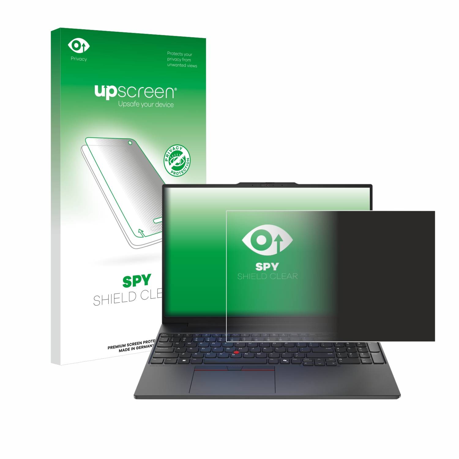 upscreen Spy Shield Sichtschutz-Folie für Lenovo ThinkPad E16 Gen 2