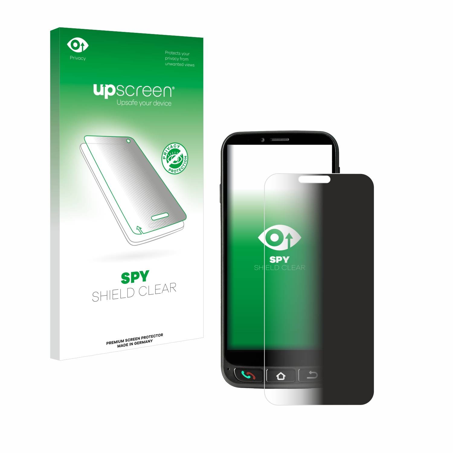 upscreen Spy Shield Sichtschutz-Folie für SPC Zeus 4G Pro