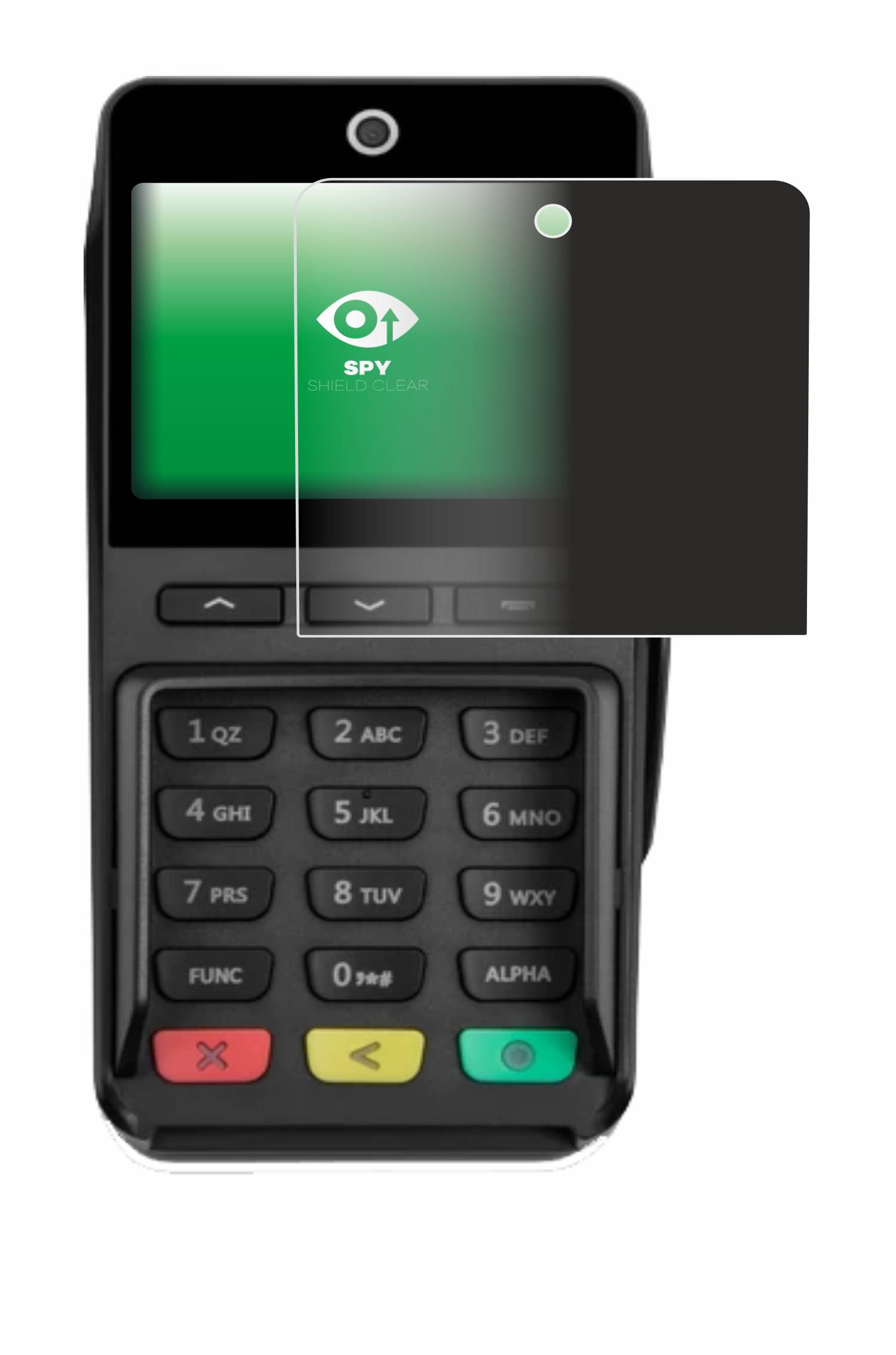 upscreen Spy Shield Sichtschutz-Folie für Pax Q25 Pinpad