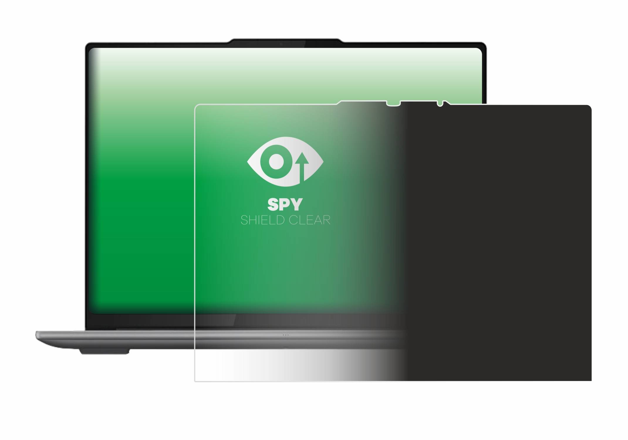 upscreen Spy Shield Sichtschutz-Folie für Lenovo Yoga Pro 9i Gen 9 16 Touch