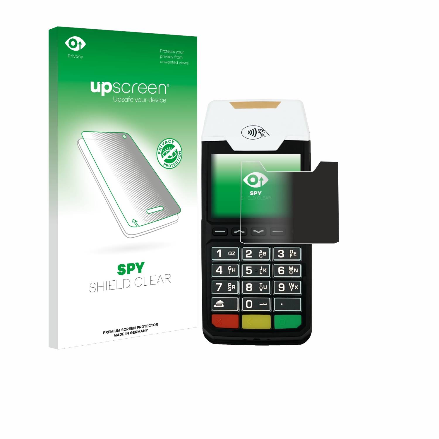 upscreen Spy Shield Sichtschutz-Folie für ingenico Tetra Desk/2600