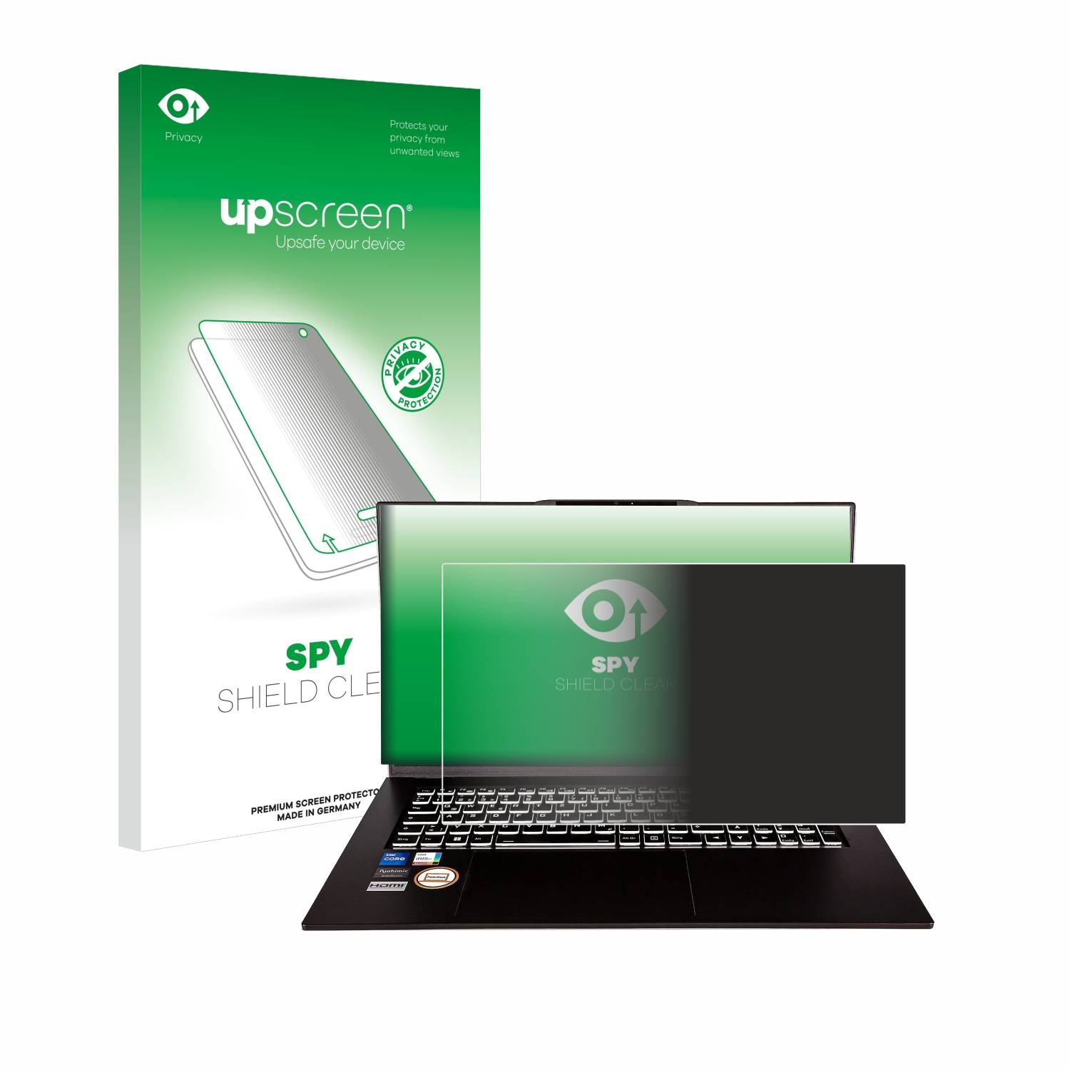 upscreen Spy Shield Sichtschutz-Folie für PaderBook Plus i57