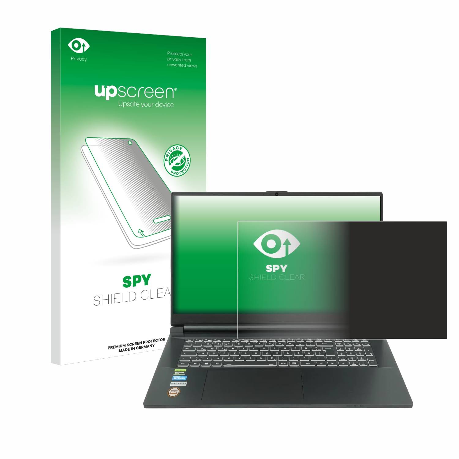 upscreen Spy Shield Sichtschutz-Folie für PaderBook CAD i97