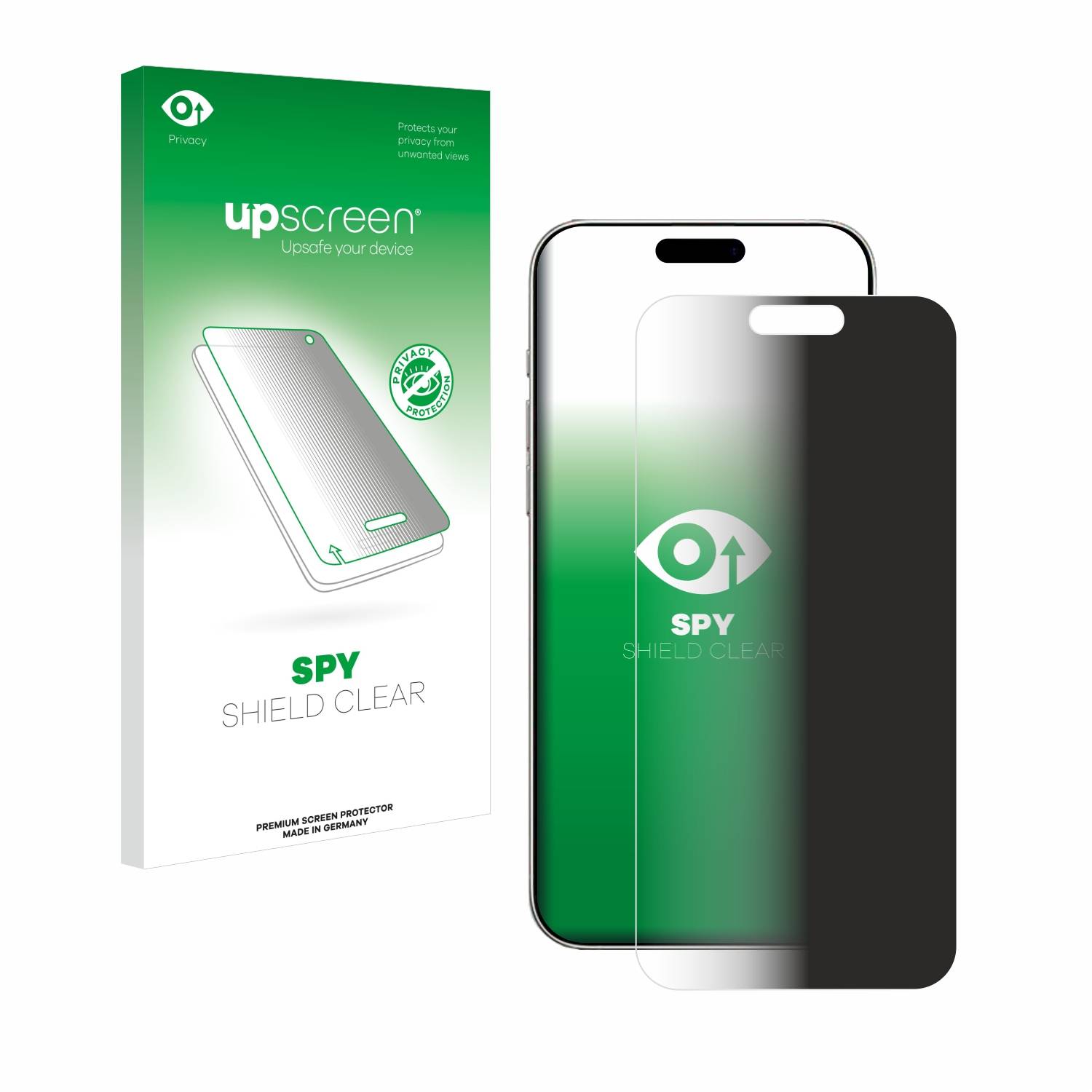 upscreen Spy Shield Sichtschutz-Folie für Apple iPhone 16 Pro