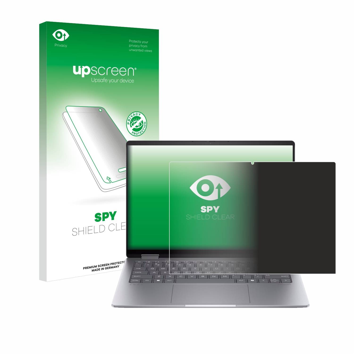 upscreen Spy Shield Sichtschutz-Folie für HP Envy x360 2-in-1 14-fa0008na