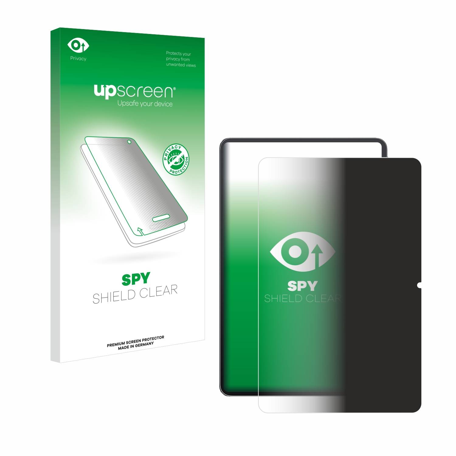 upscreen Spy Shield Sichtschutz-Folie für Nubia Red Magic gaming tablet pro