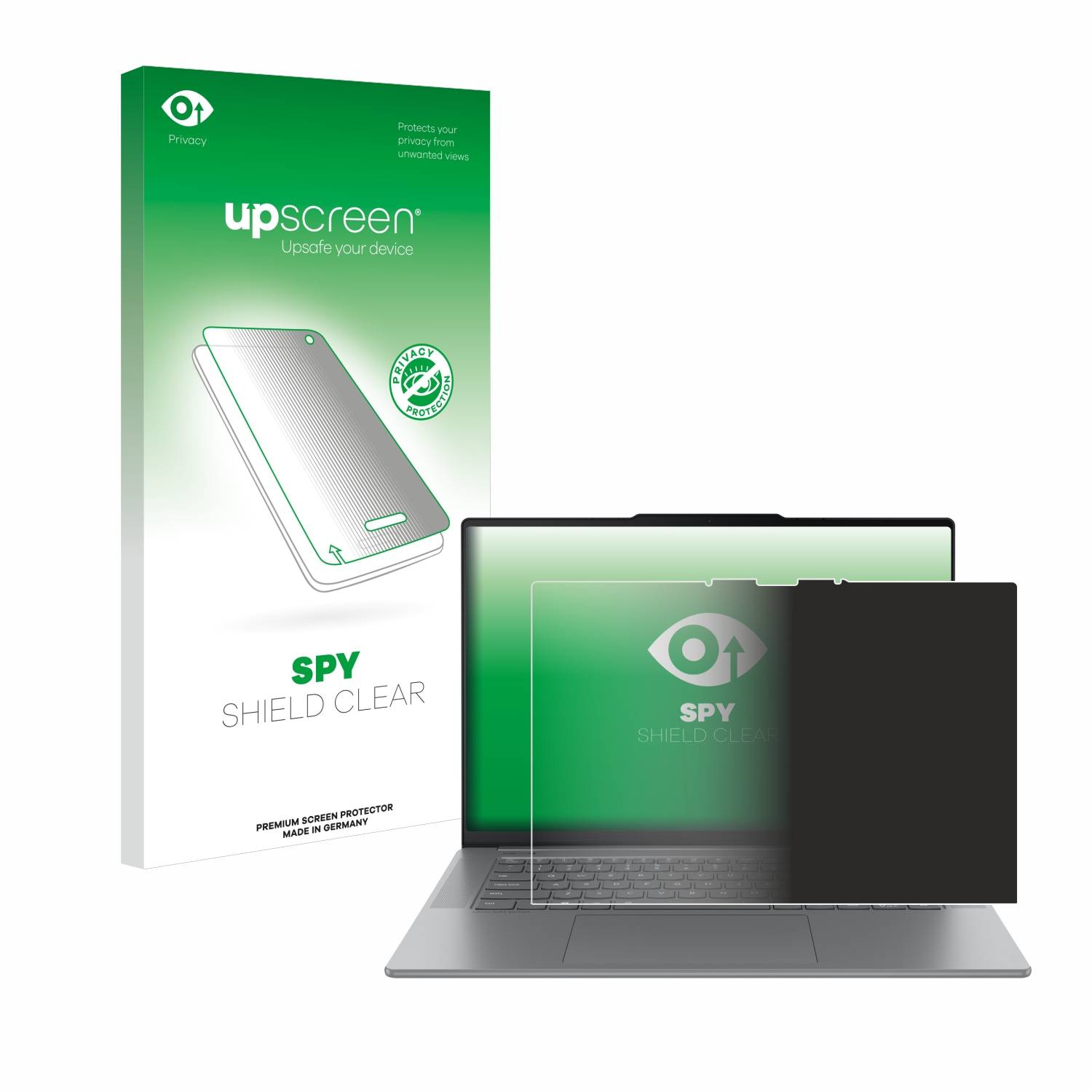 upscreen Spy Shield Sichtschutz-Folie für Lenovo Yoga Slim 7i Gen 9 15 Aura Edition