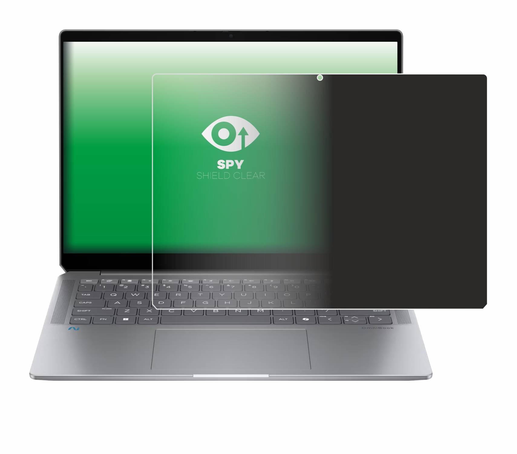 upscreen Spy Shield Sichtschutz-Folie für HP OmniBook Ultra Laptop 14-fd